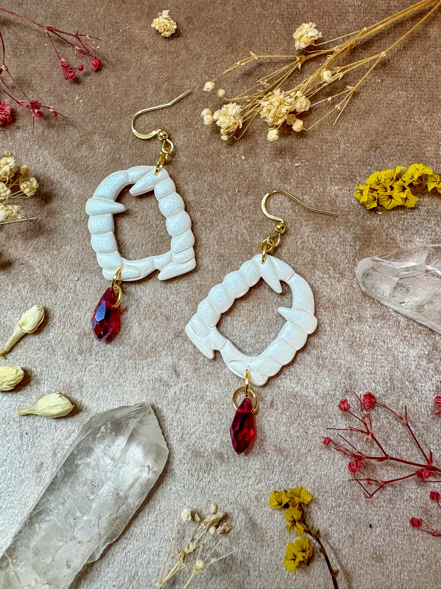 Vampire Fang Earrings
