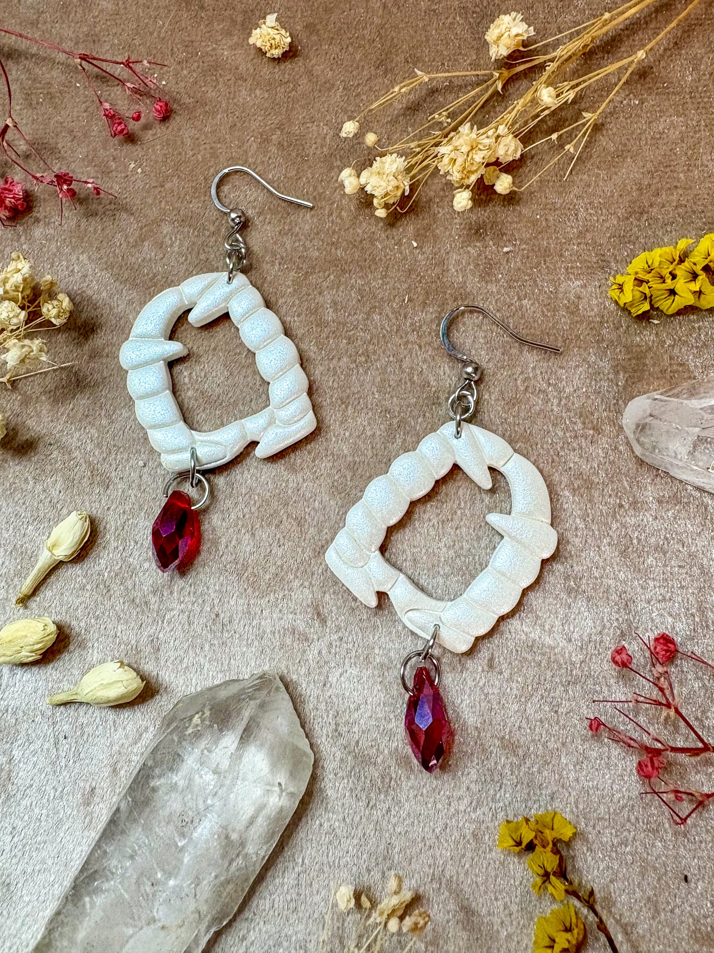Vampire Fang Earrings