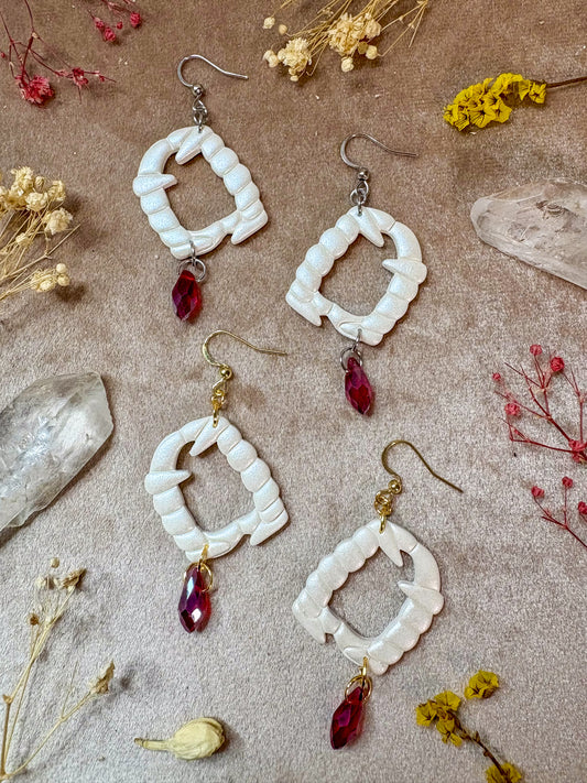 Vampire Fang Earrings
