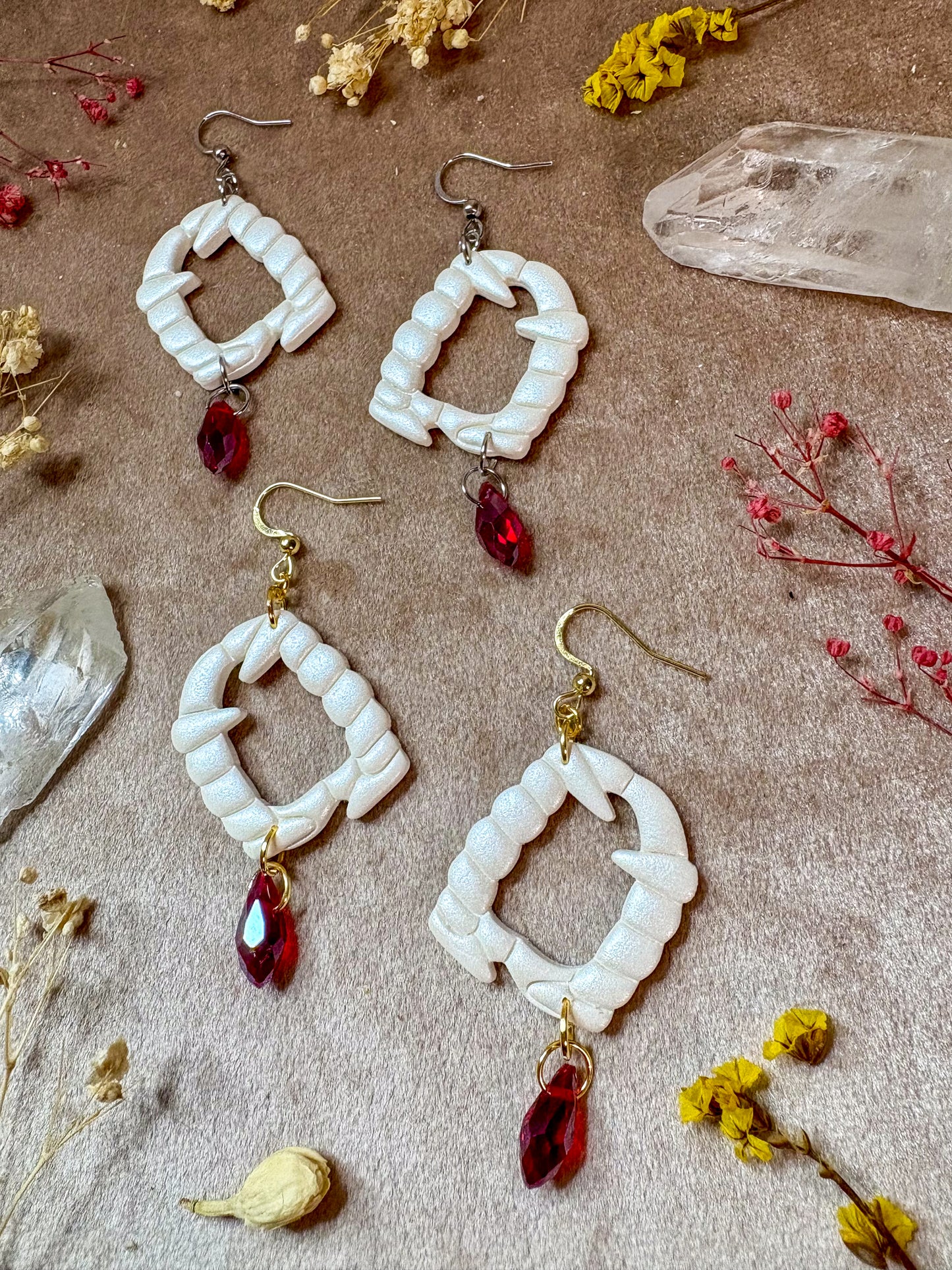 Vampire Fang Earrings