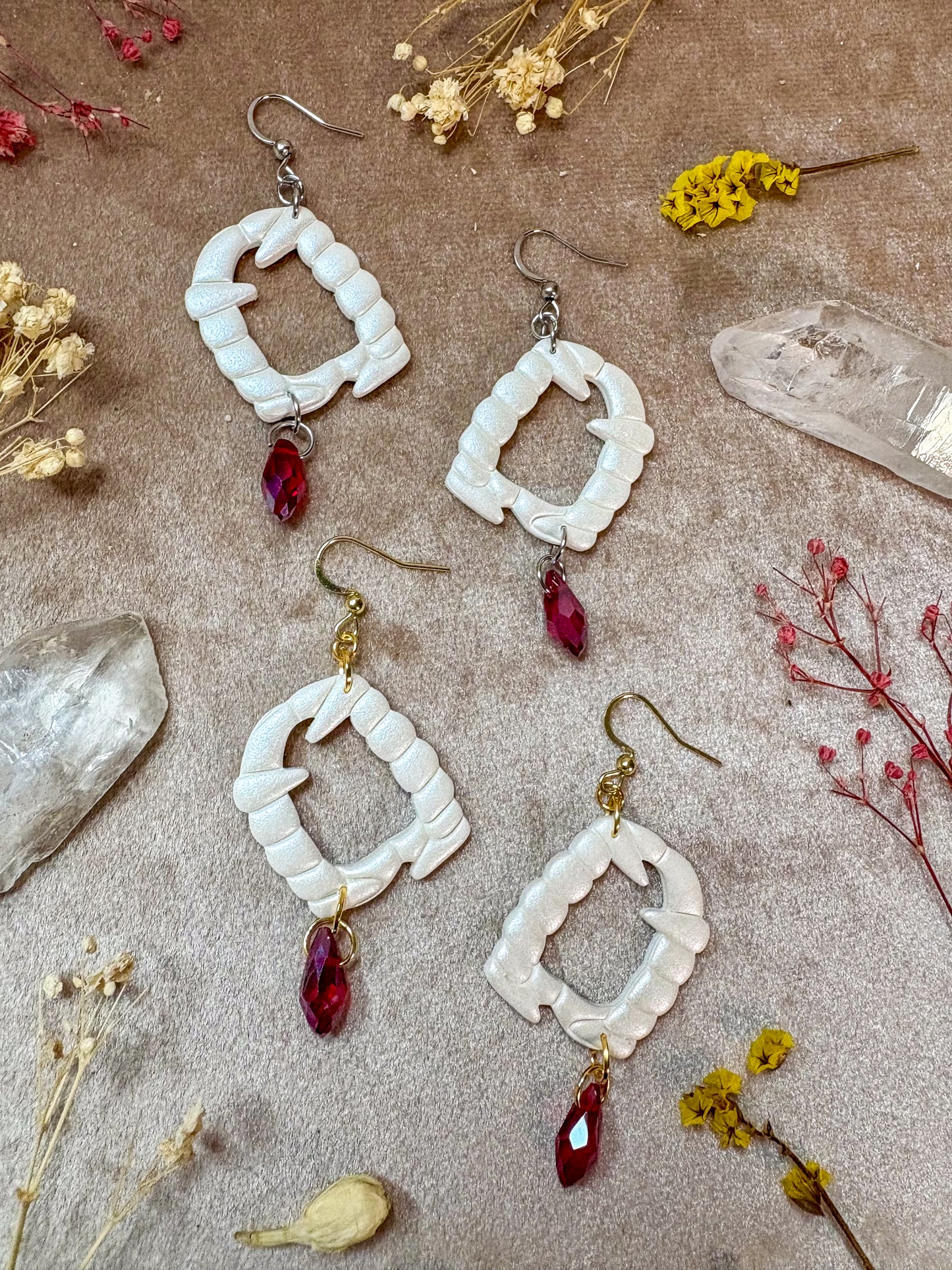 Vampire Fang Earrings