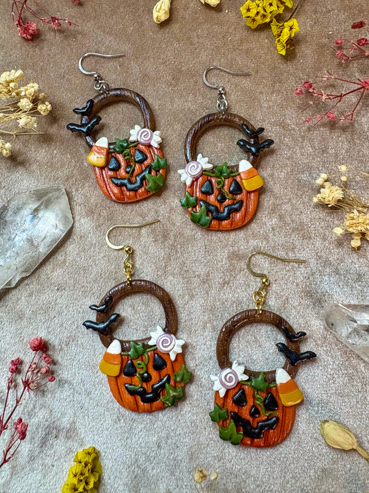 Candy Pumpkin Earrings