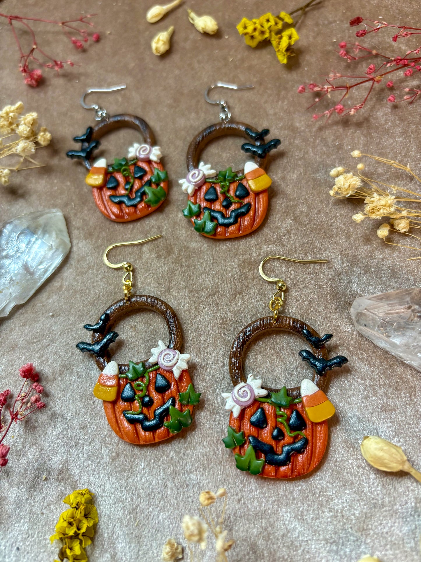 Candy Pumpkin Earrings