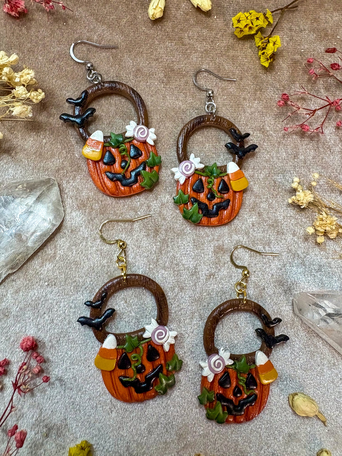 Candy Pumpkin Earrings