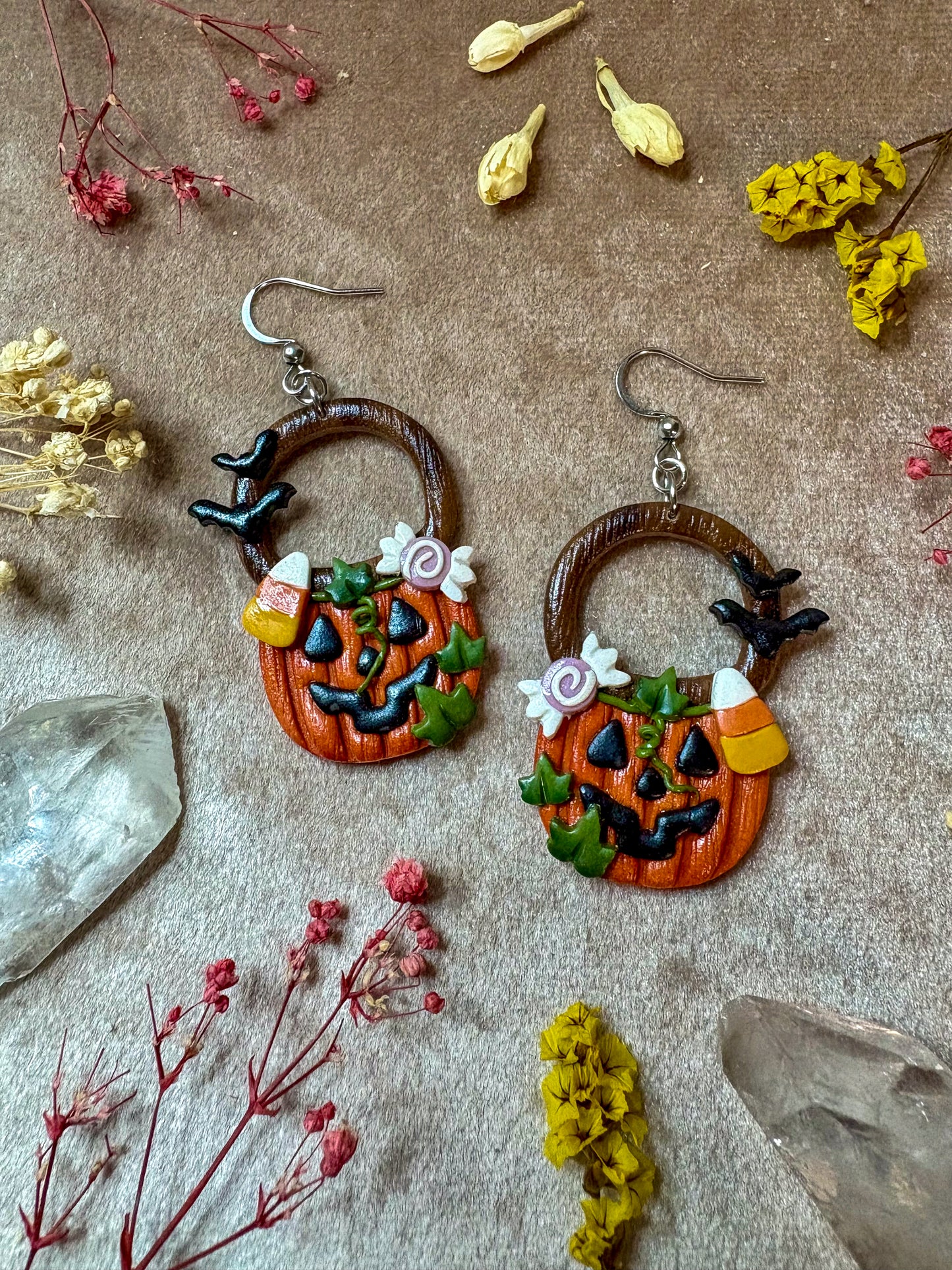 Candy Pumpkin Earrings