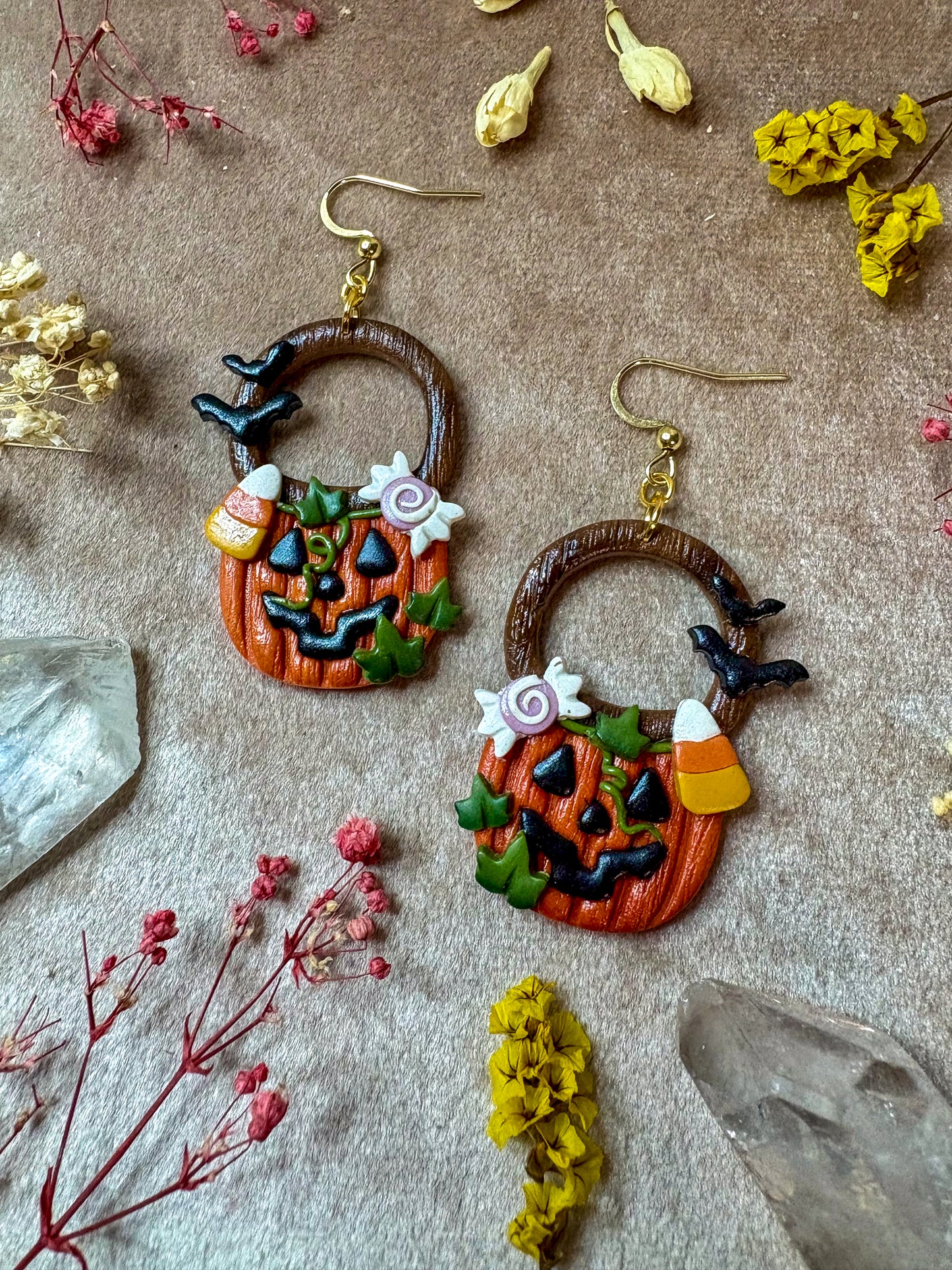 Candy Pumpkin Earrings