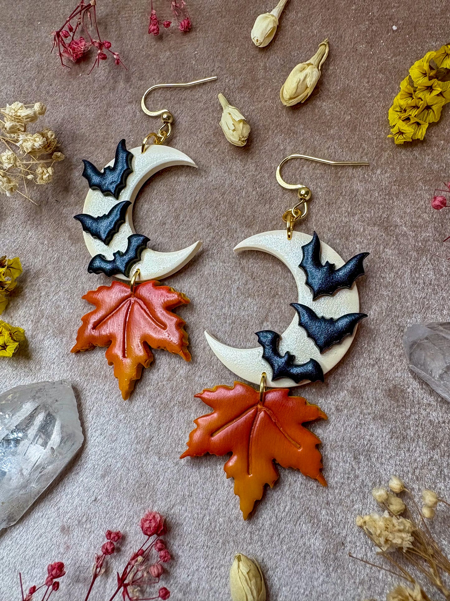 Autumn Moon Earrings