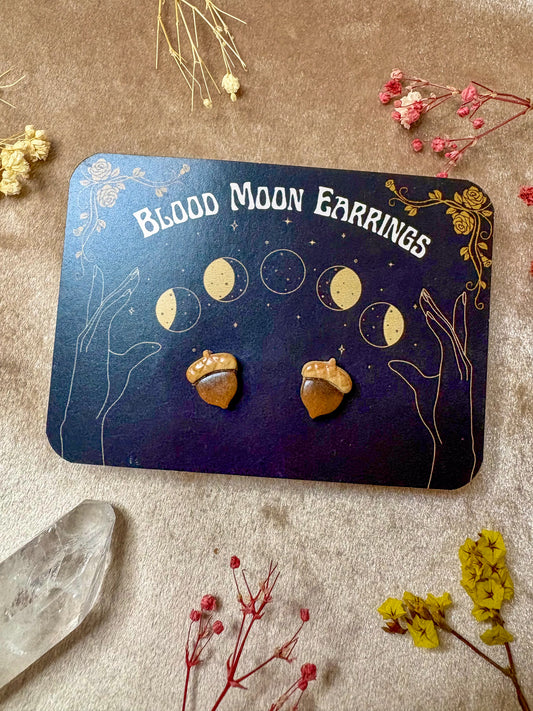 Acorn Stud Earrings