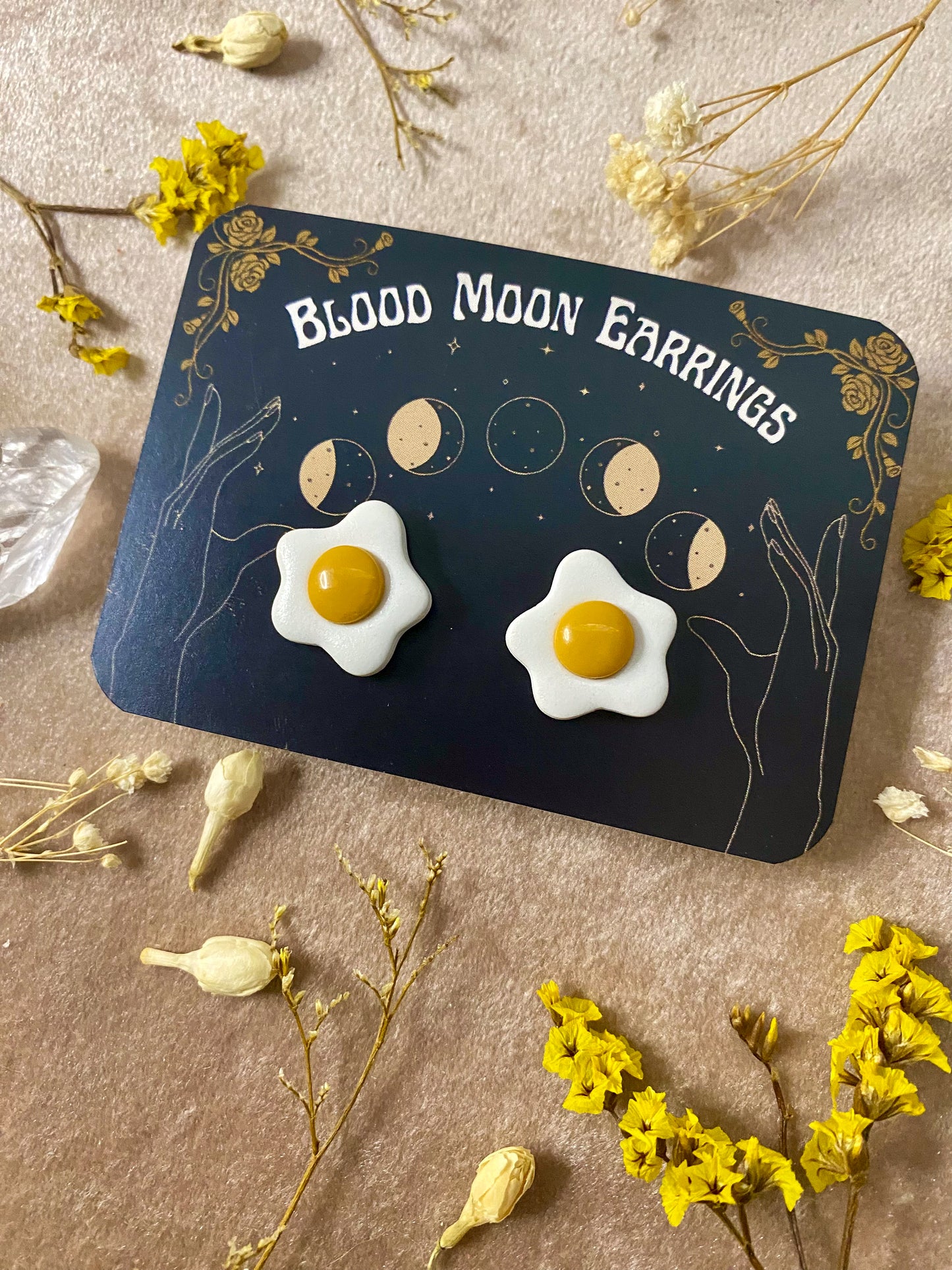 Egg Stud Earrings