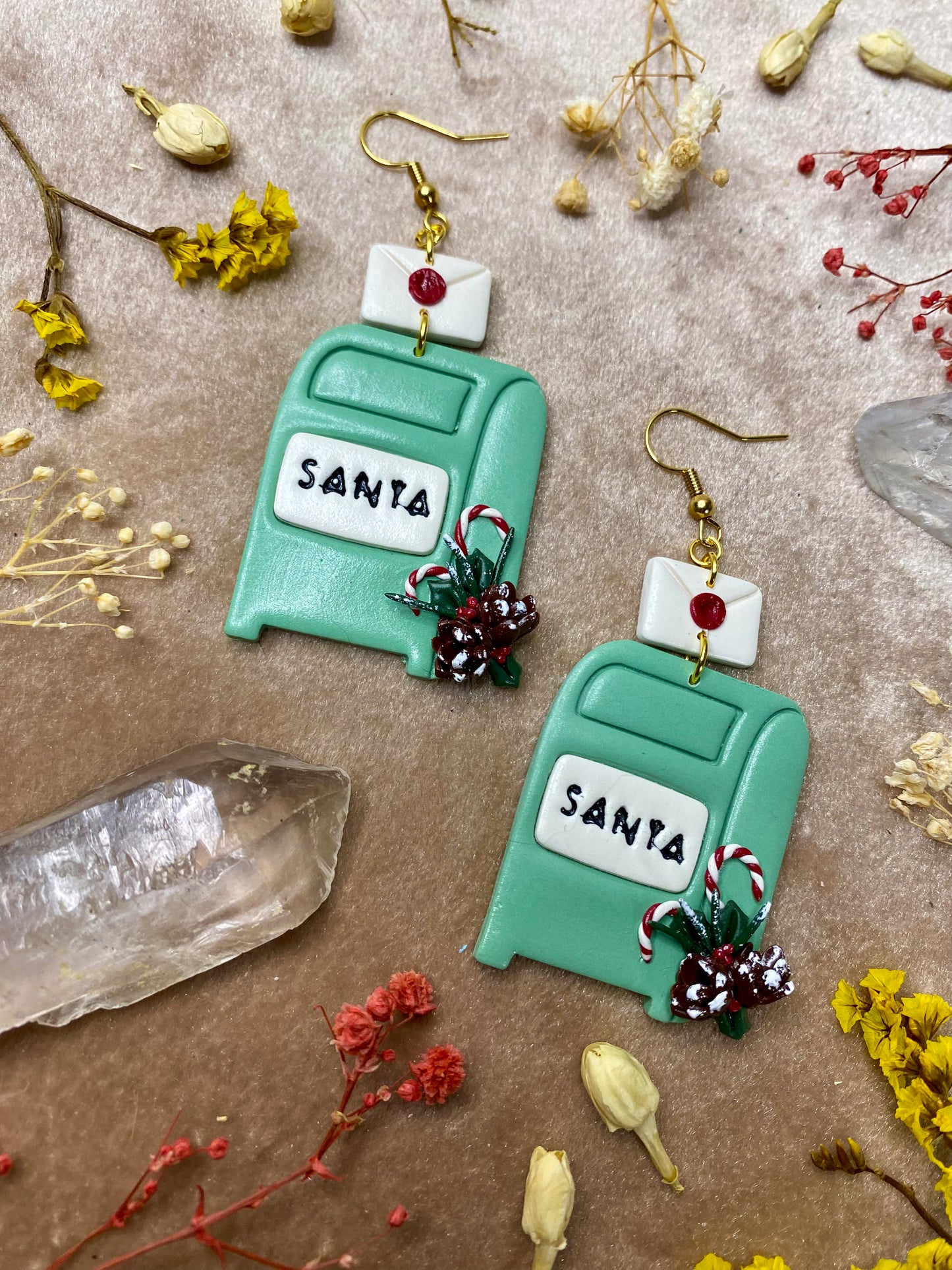 Letters to Santa Mailbox Earrings