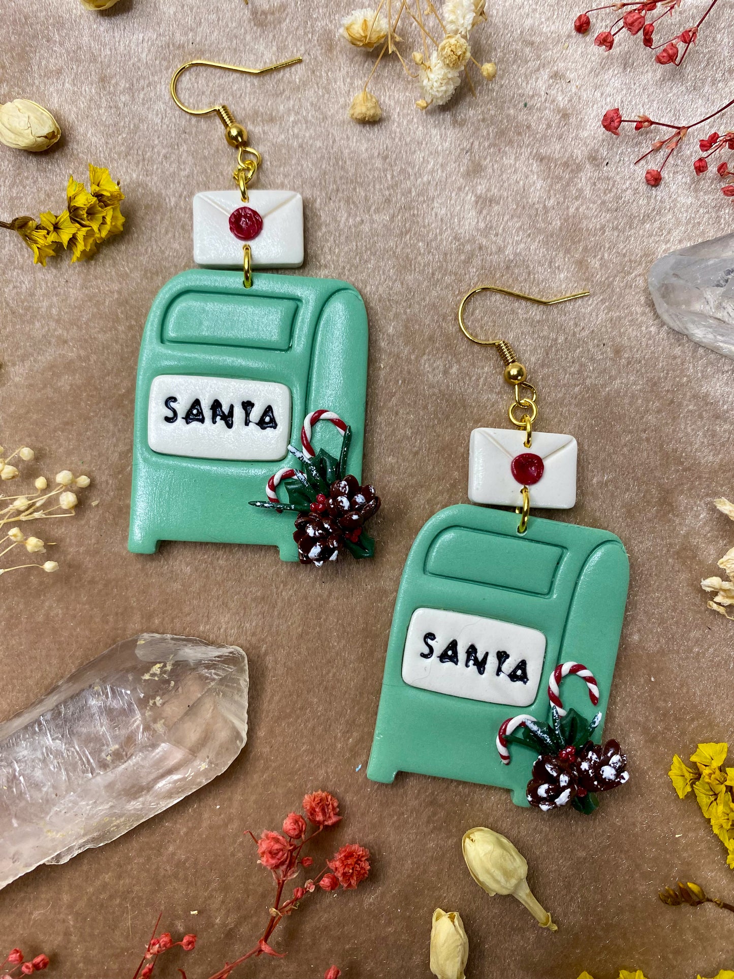Letters to Santa Mailbox Earrings