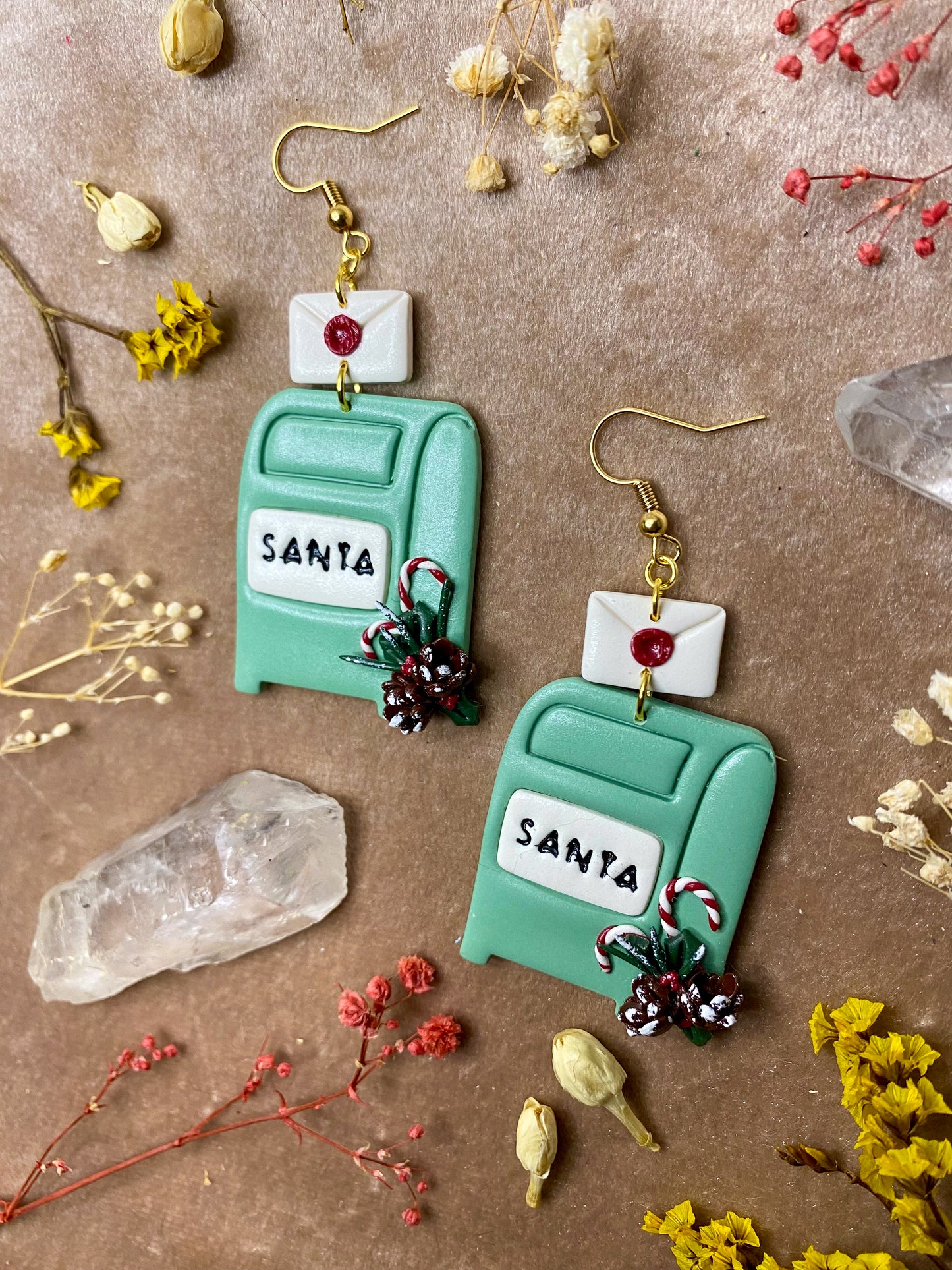 Letters to Santa Mailbox Earrings