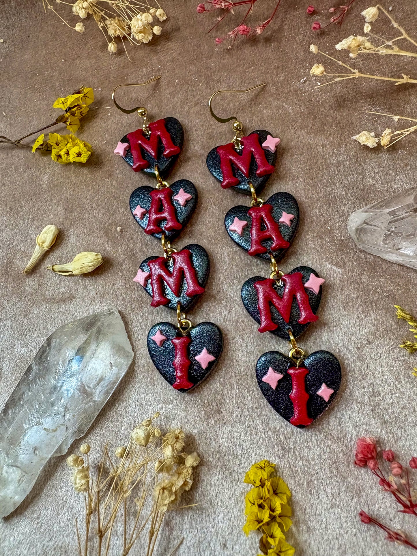 Mami Heart Earrings