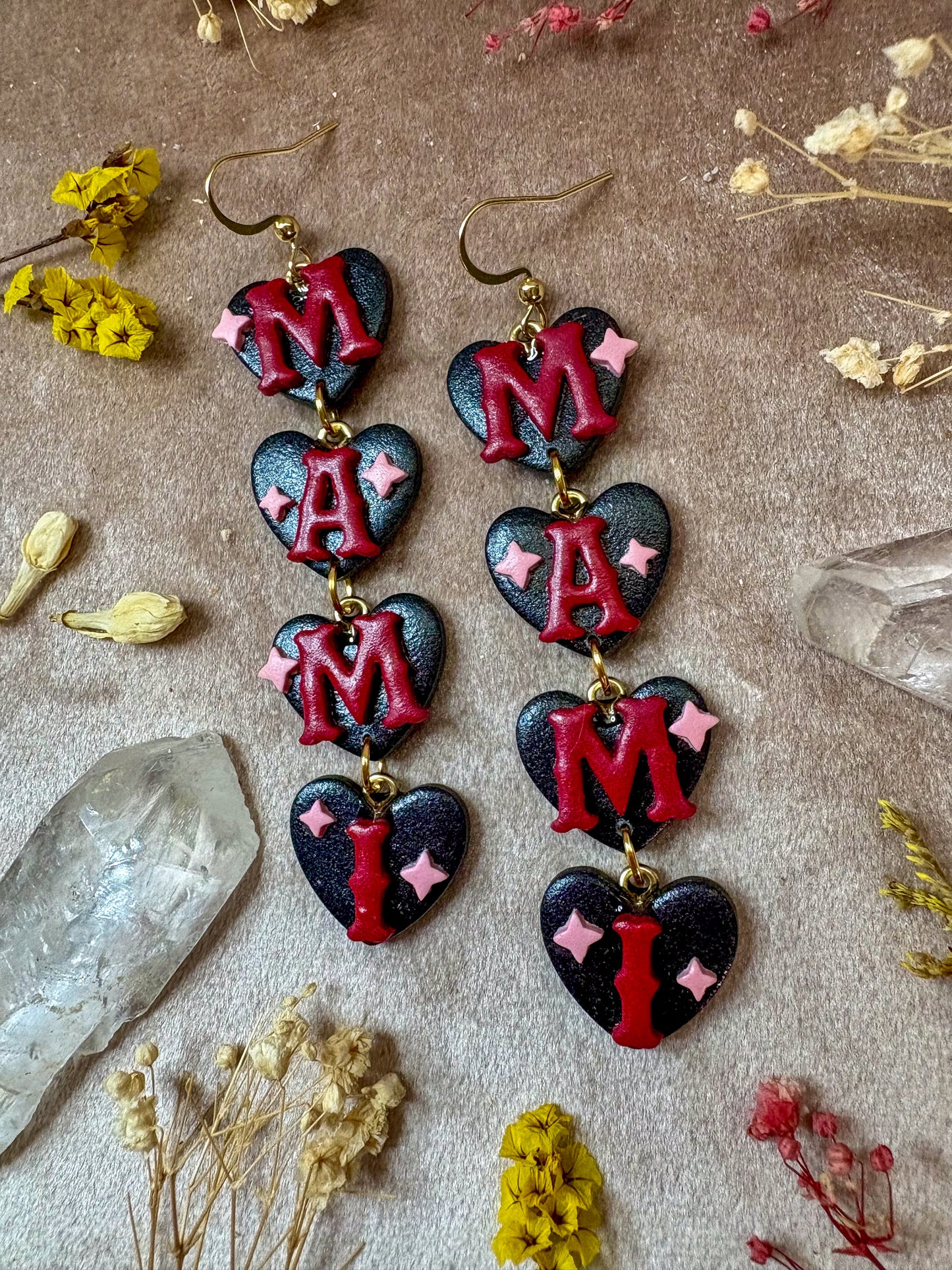 Mami Heart Earrings