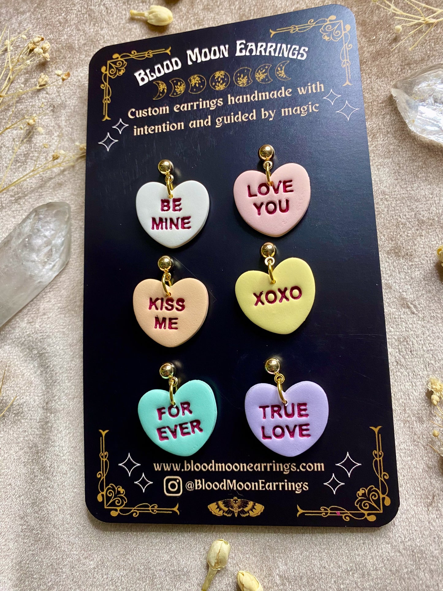 All Style Candy Heart Midi Earrings (Nice)