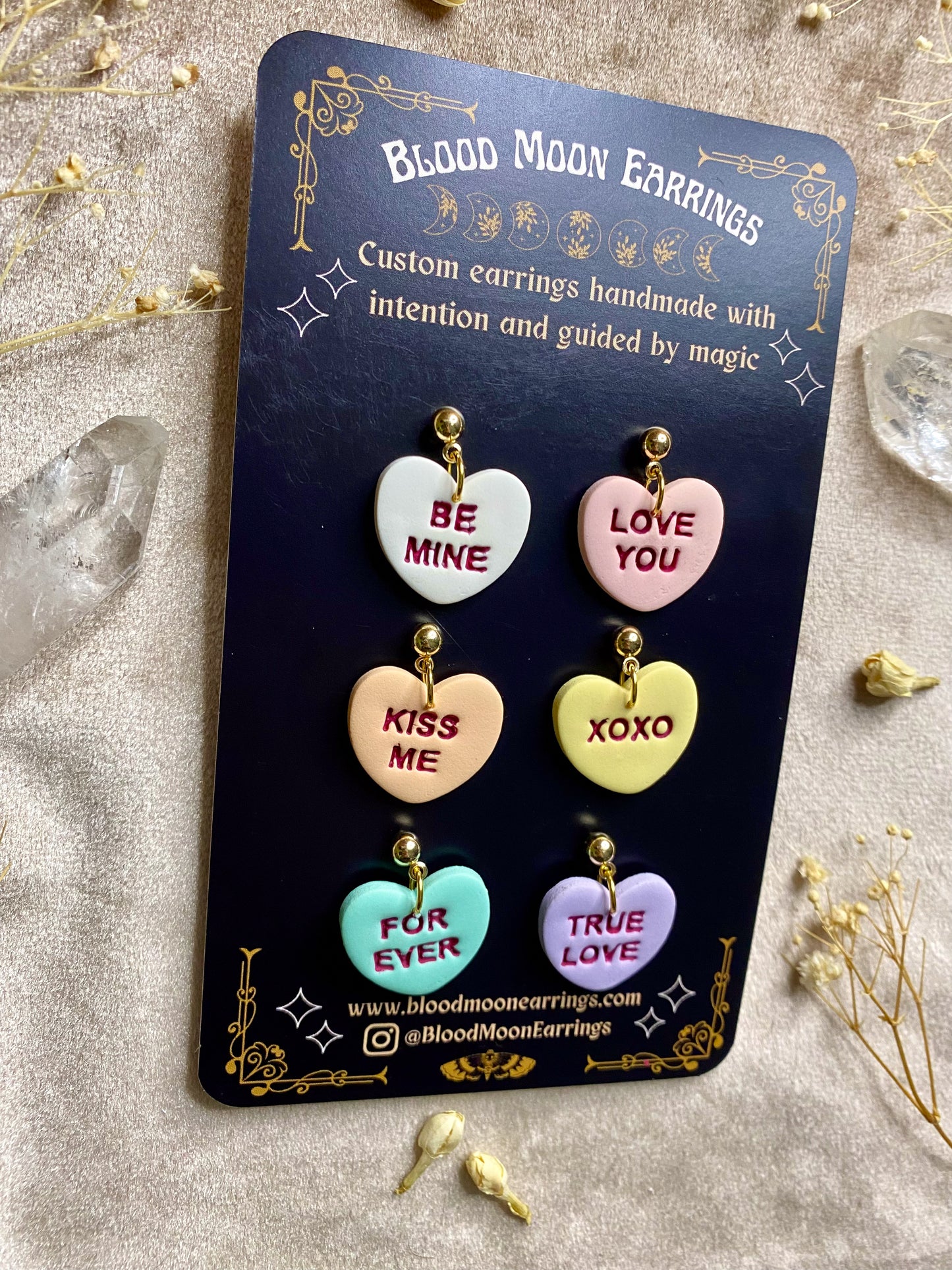 All Style Candy Heart Midi Earrings (Nice)