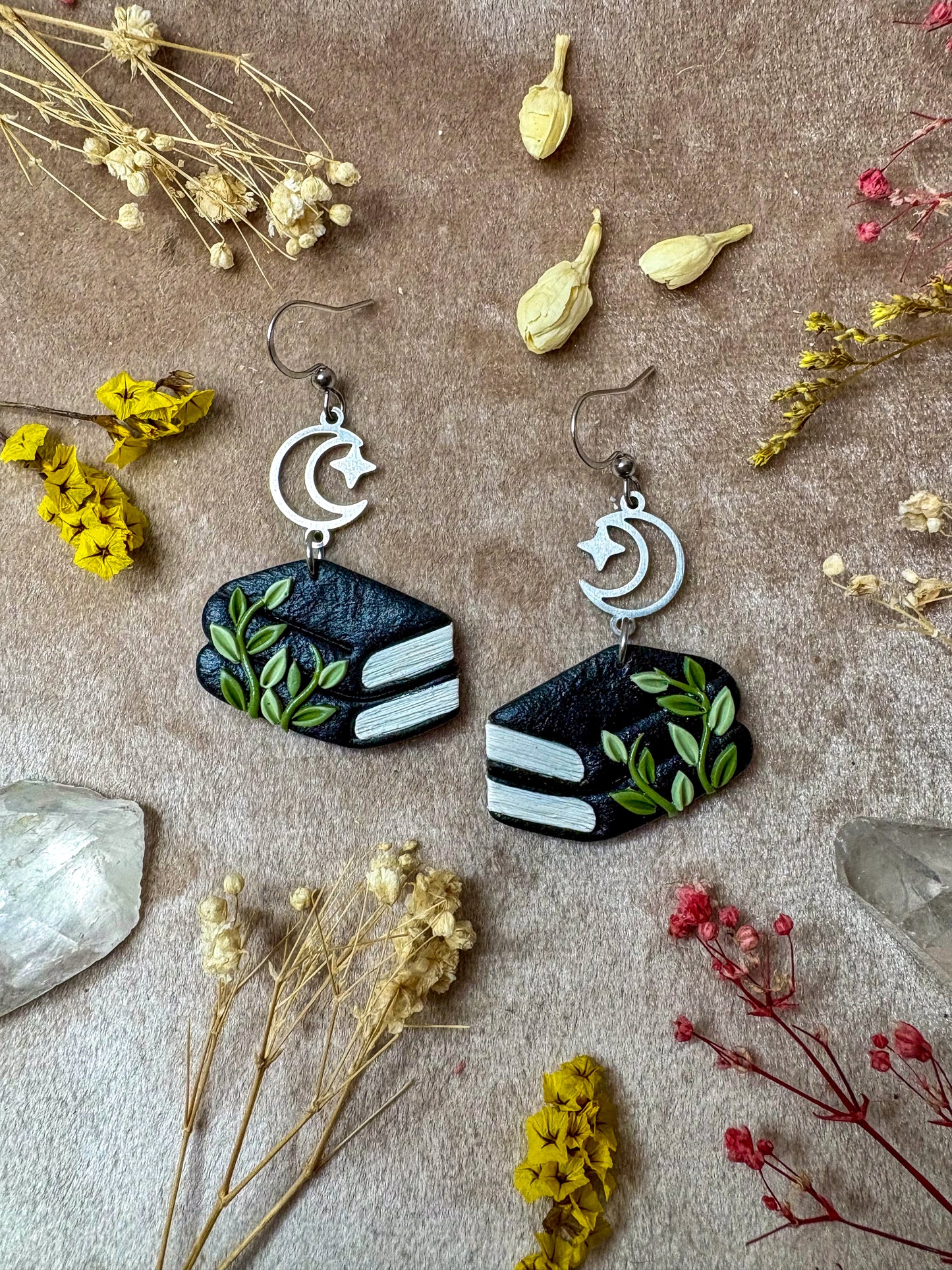 Leafy Double Book Earrings