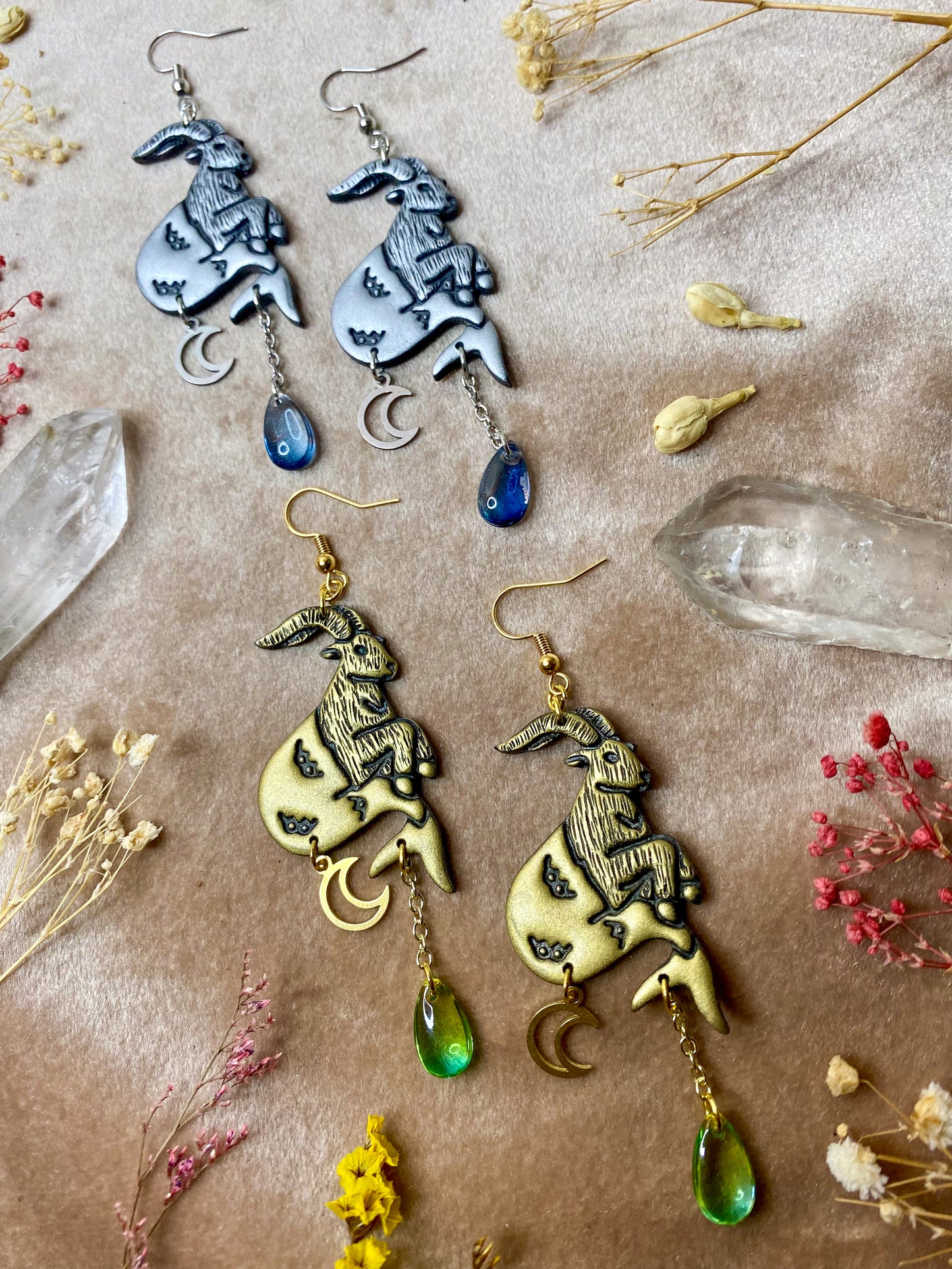 Capricorn Earrings