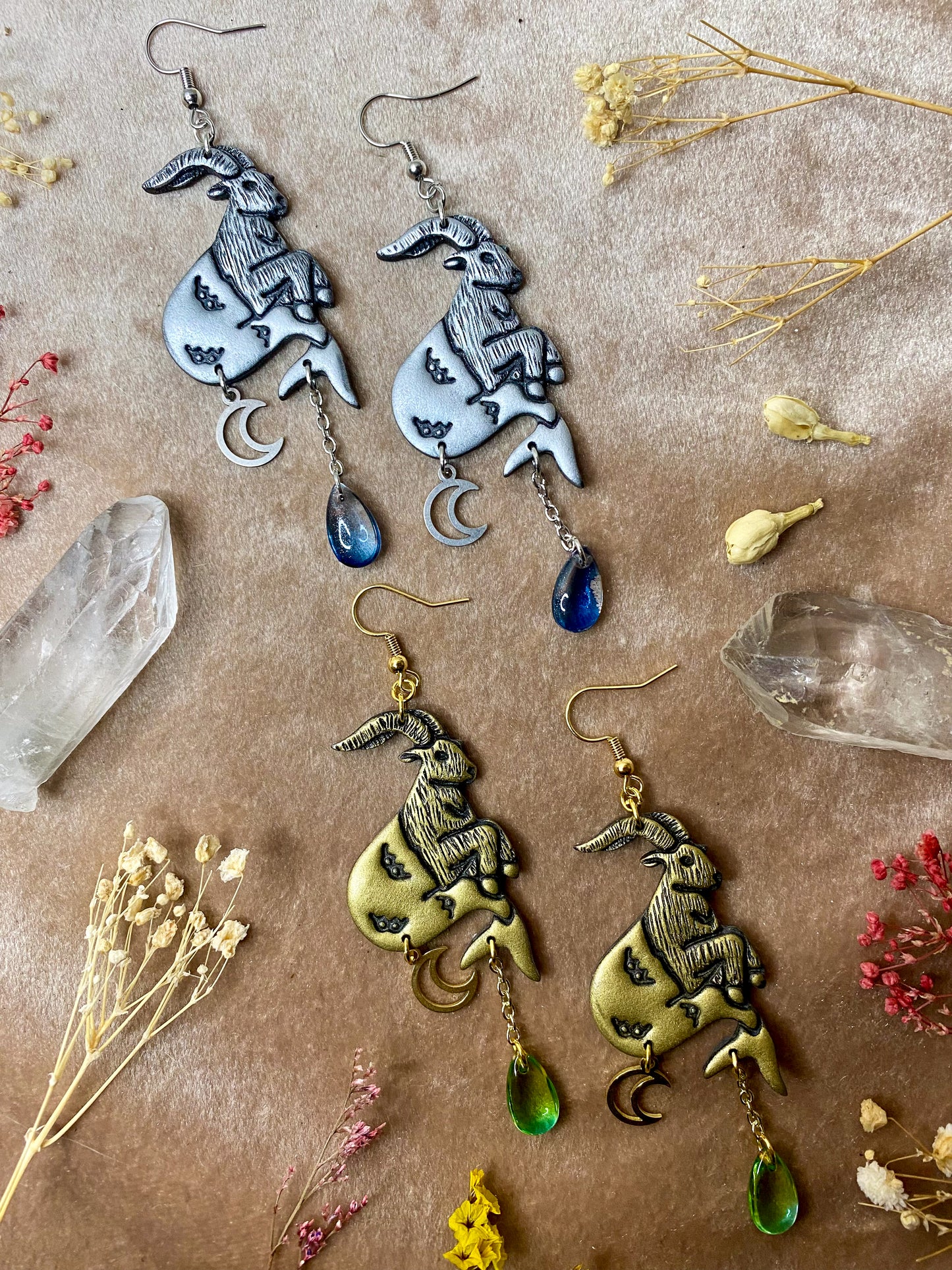 Capricorn Earrings