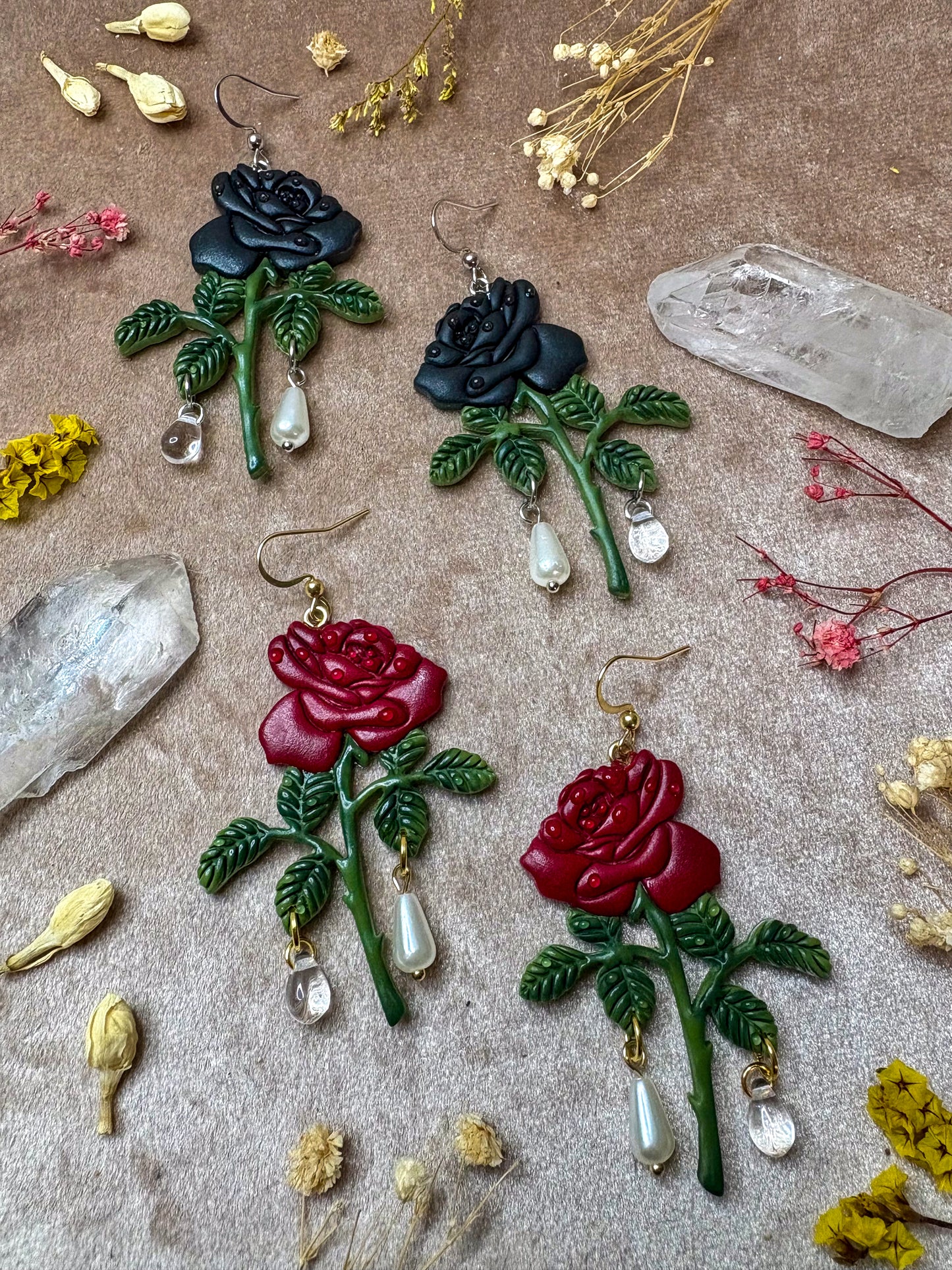 Dewey Rose Earrings