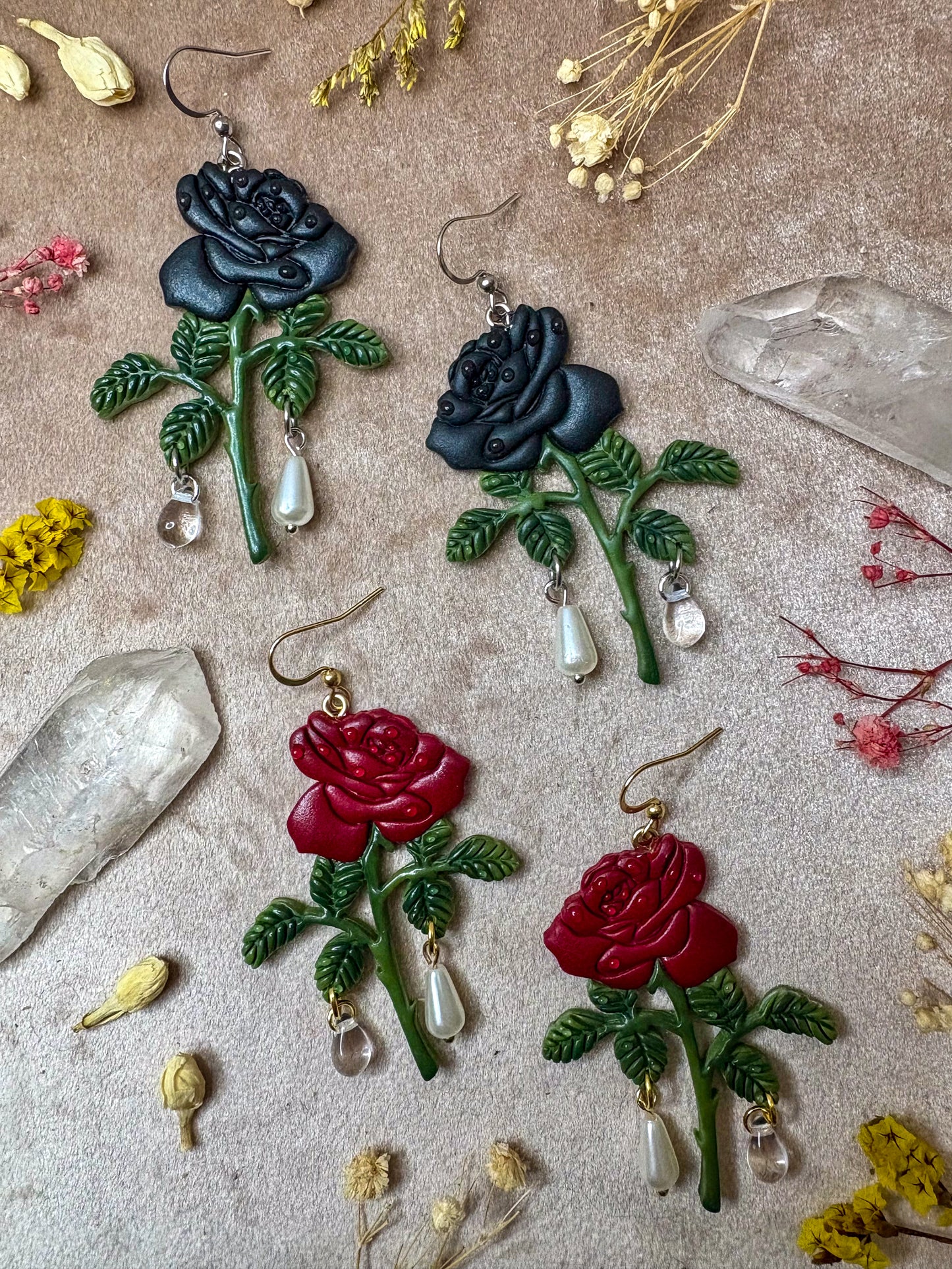 Dewey Rose Earrings