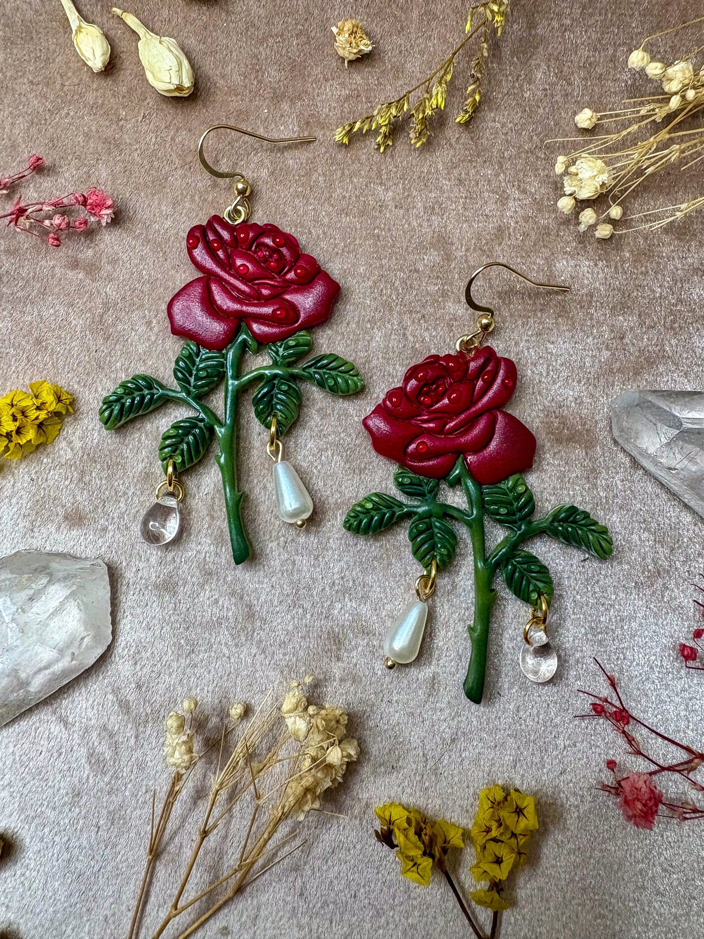 Dewey Rose Earrings