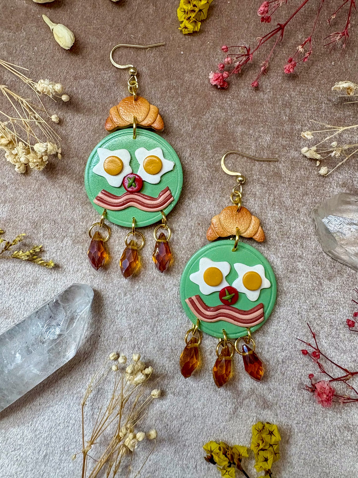 The Redford Breakfast Platter Earrings