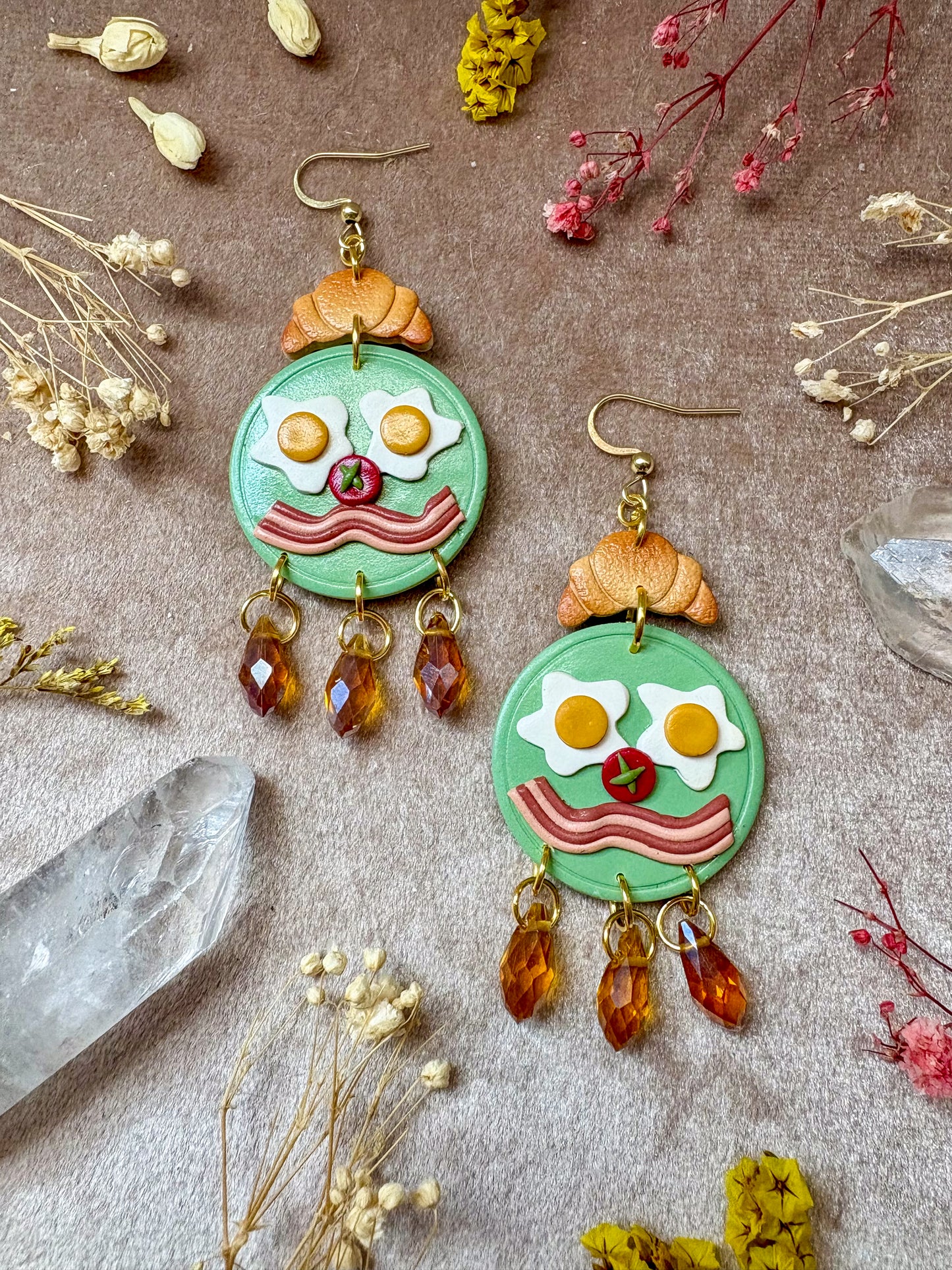 The Redford Breakfast Platter Earrings