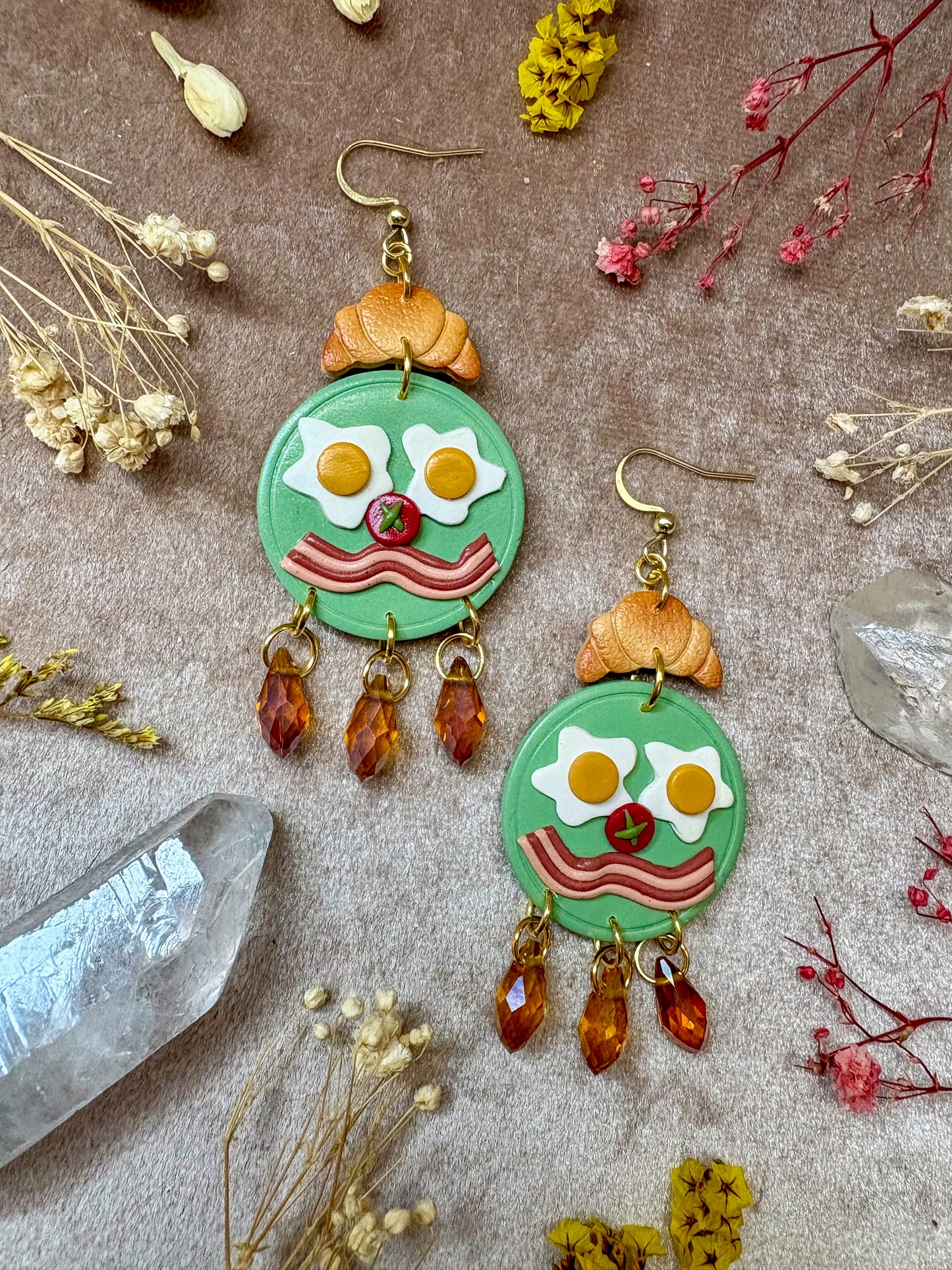 The Redford Breakfast Platter Earrings