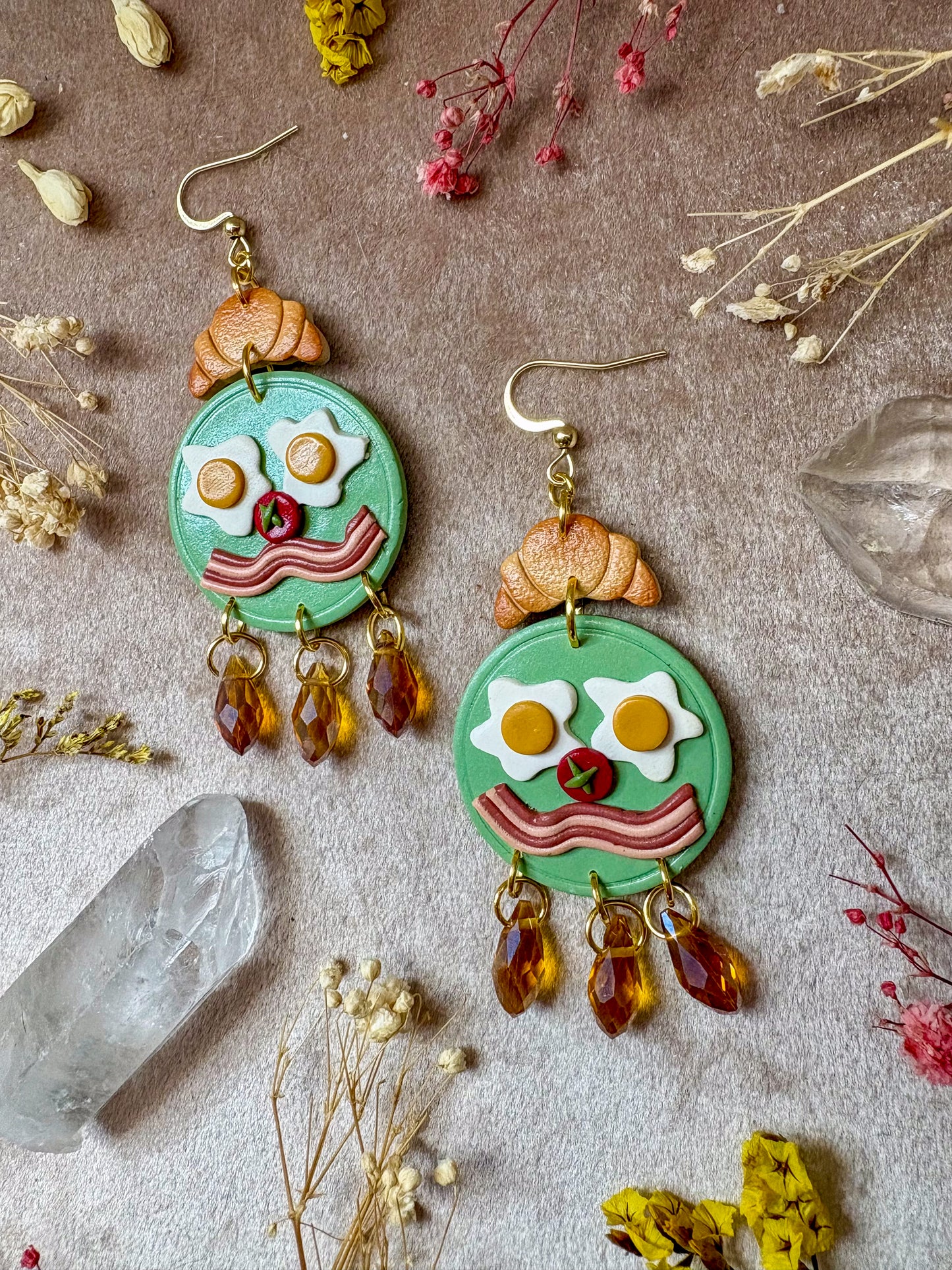 The Redford Breakfast Platter Earrings