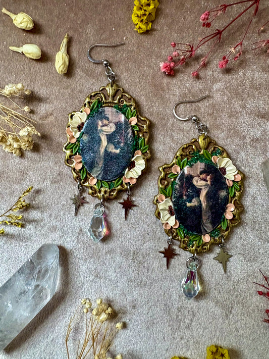 Dicksee's "Romeo and Juliet" Frame Earrings