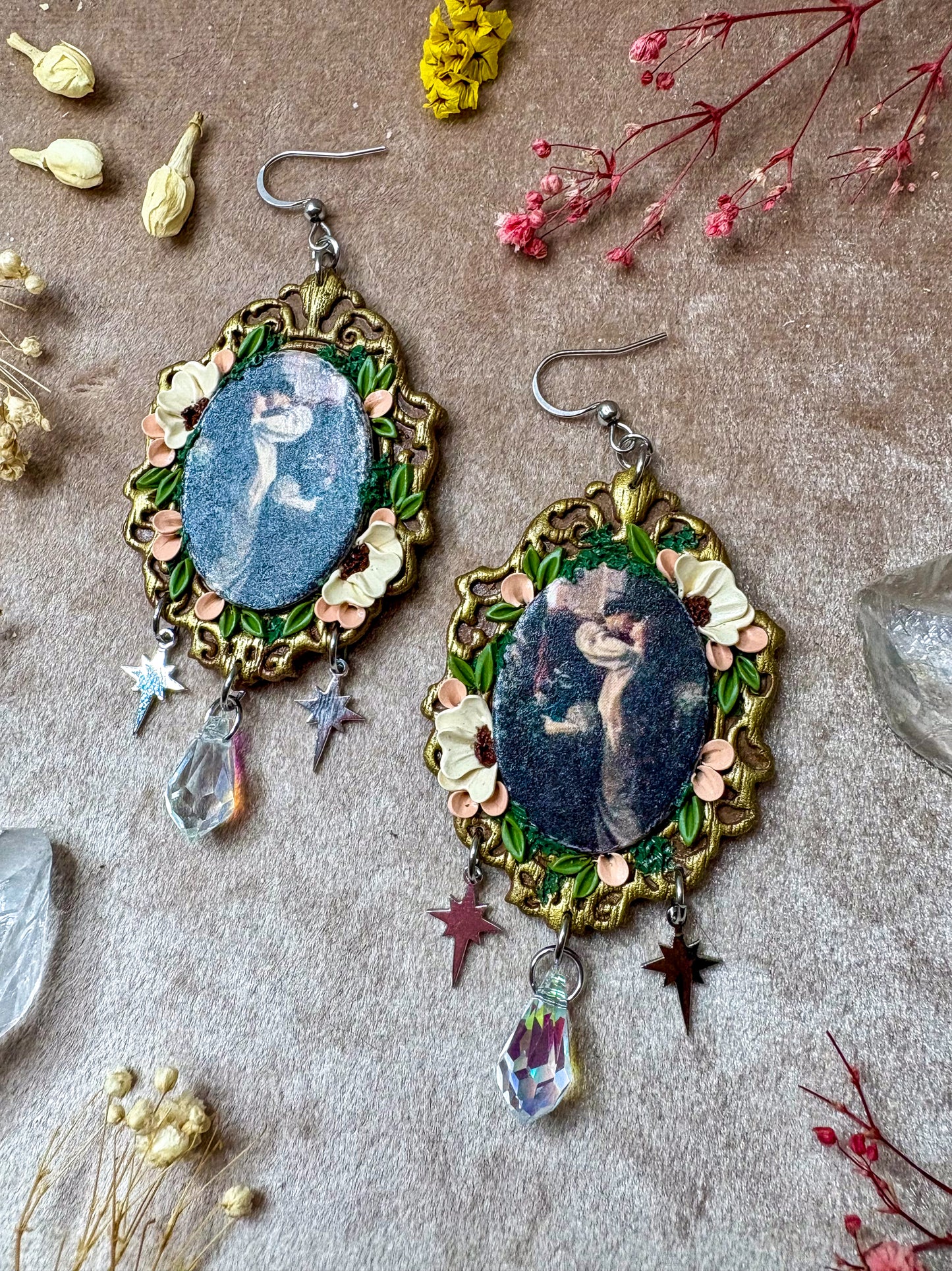 Dicksee's "Romeo and Juliet" Frame Earrings