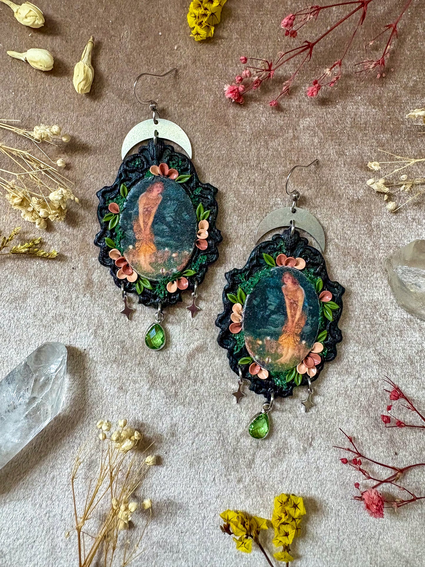 Hughes' "Midsummer Eve" Painting Earrings