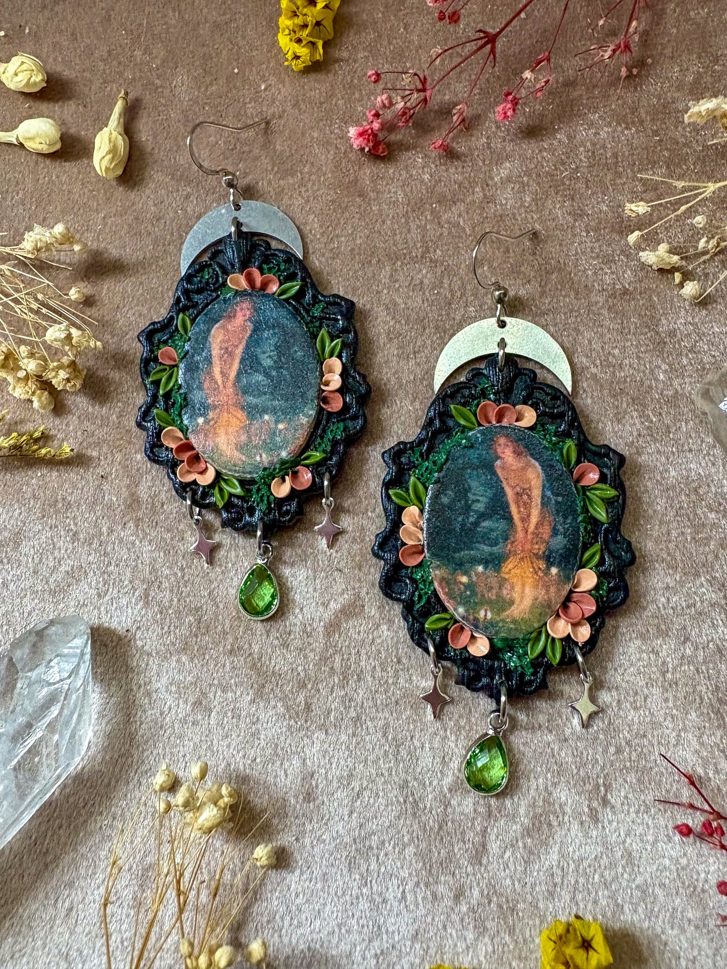 Hughes' "Midsummer Eve" Painting Earrings