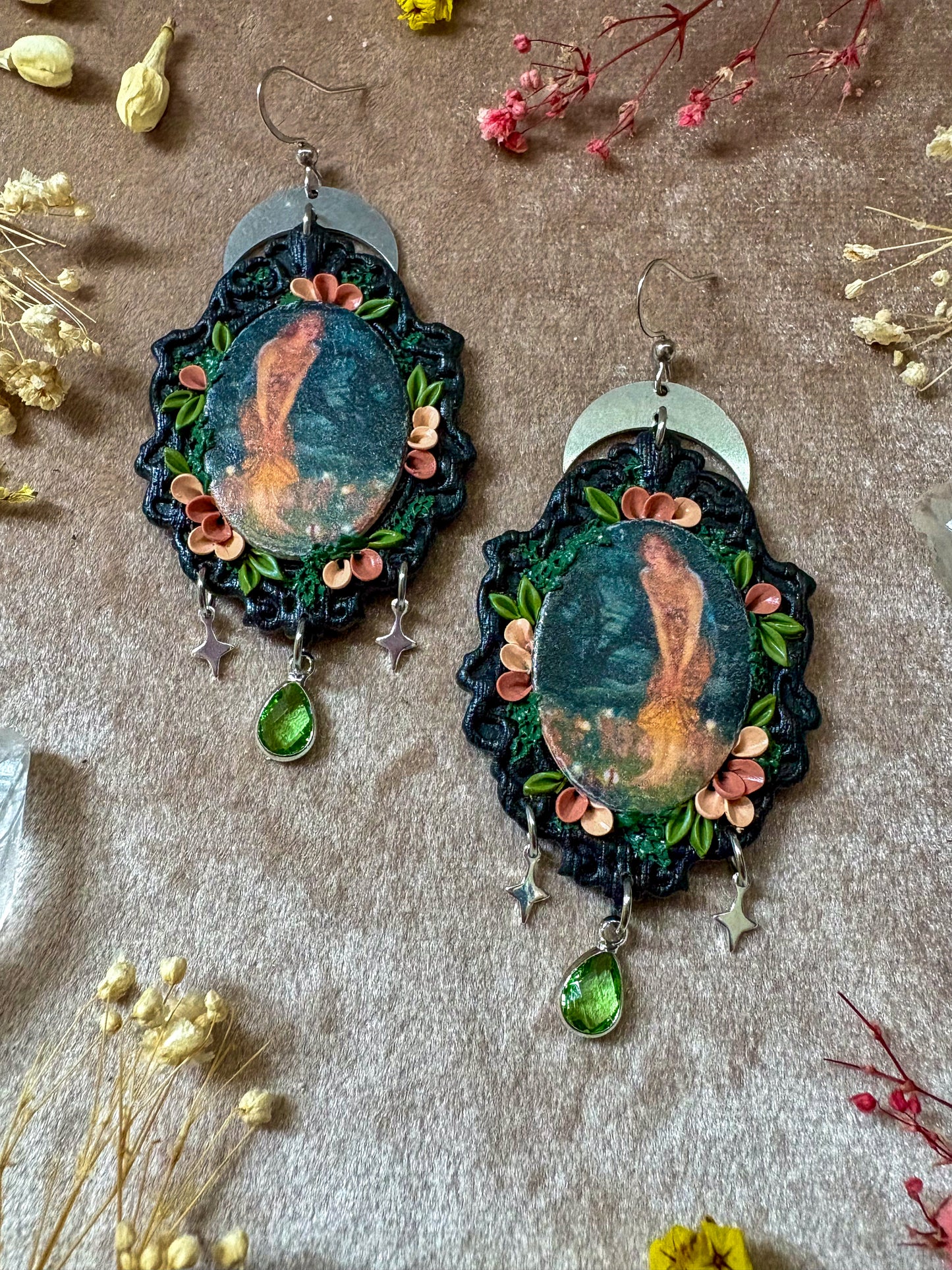 Hughes' "Midsummer Eve" Painting Earrings