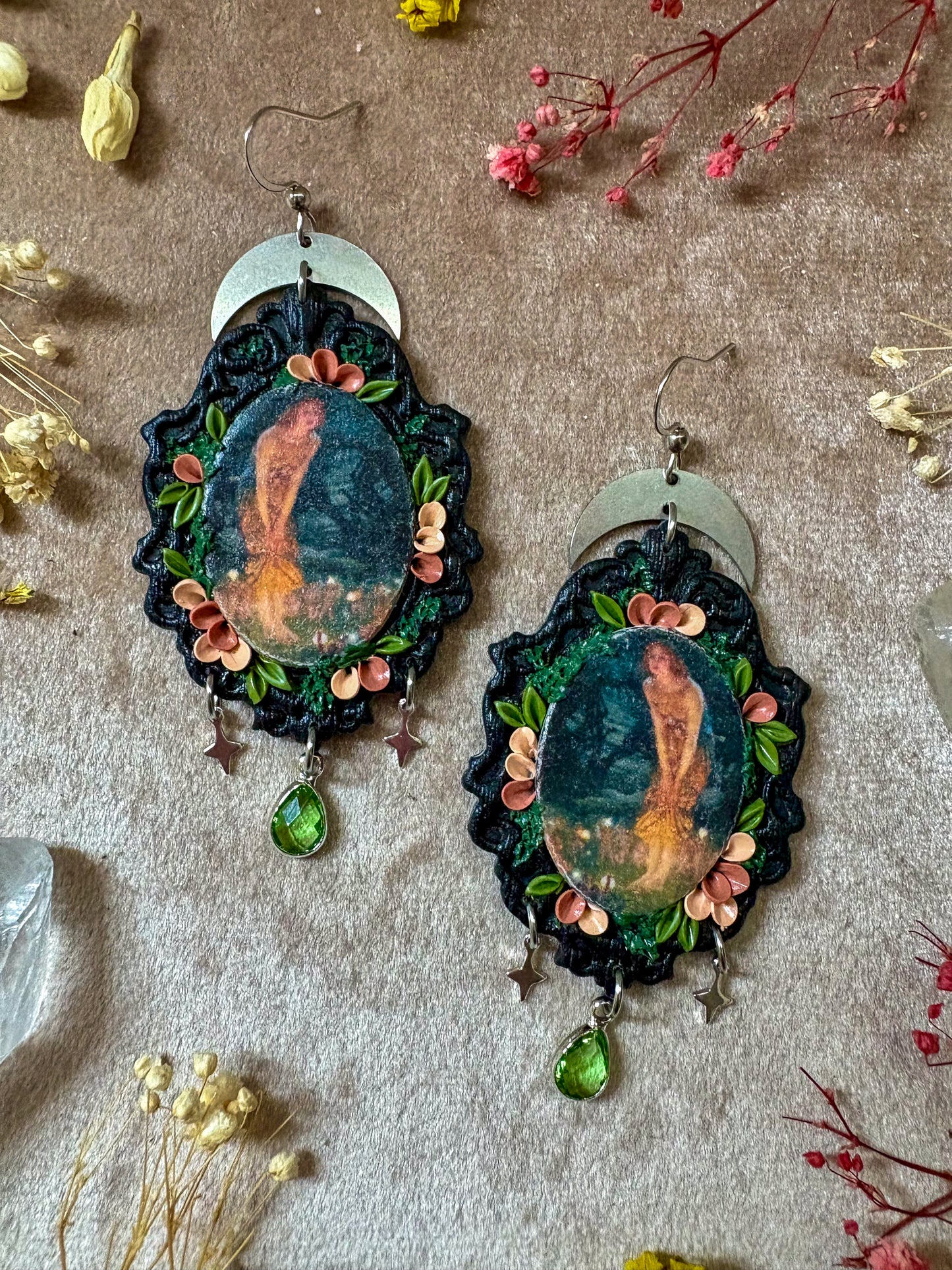 Hughes' "Midsummer Eve" Painting Earrings