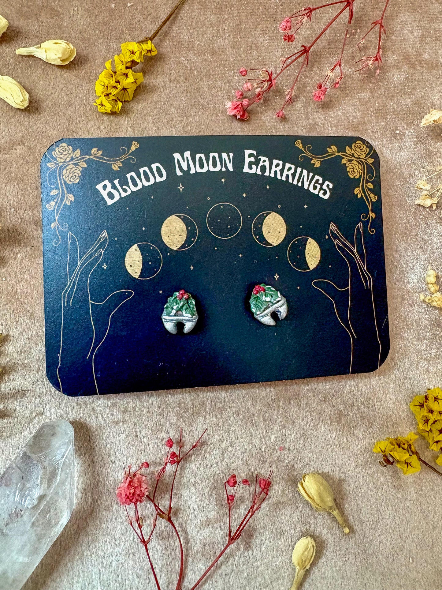 Jingle Bells Stud Earrings