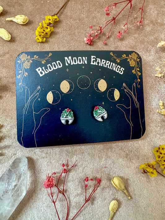 Jingle Bells Stud Earrings