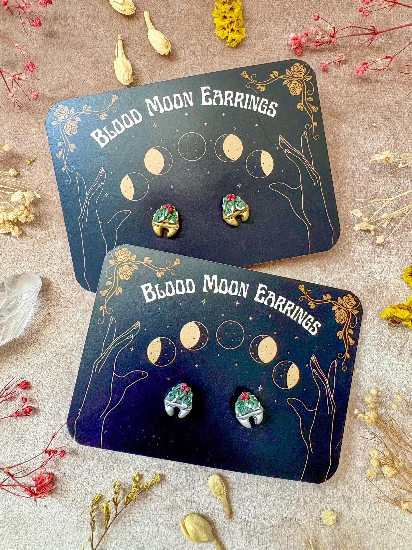 Jingle Bells Stud Earrings