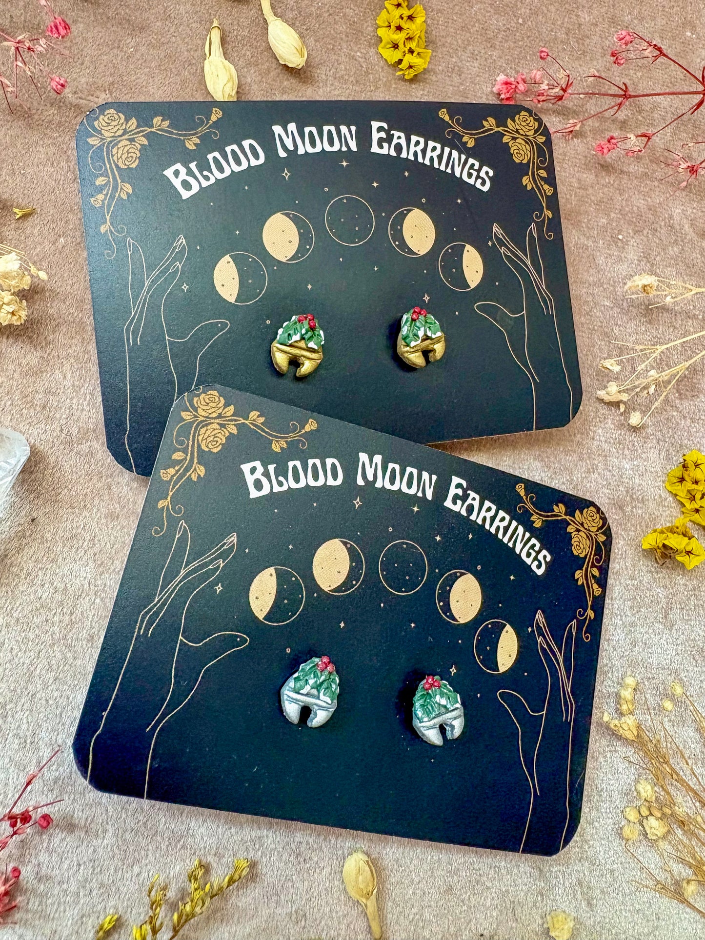 Jingle Bells Stud Earrings