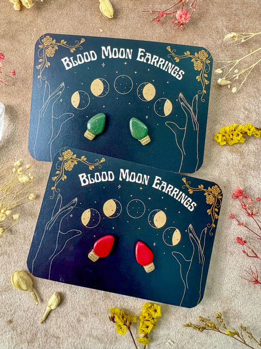 Christmas Light Stud Earrings