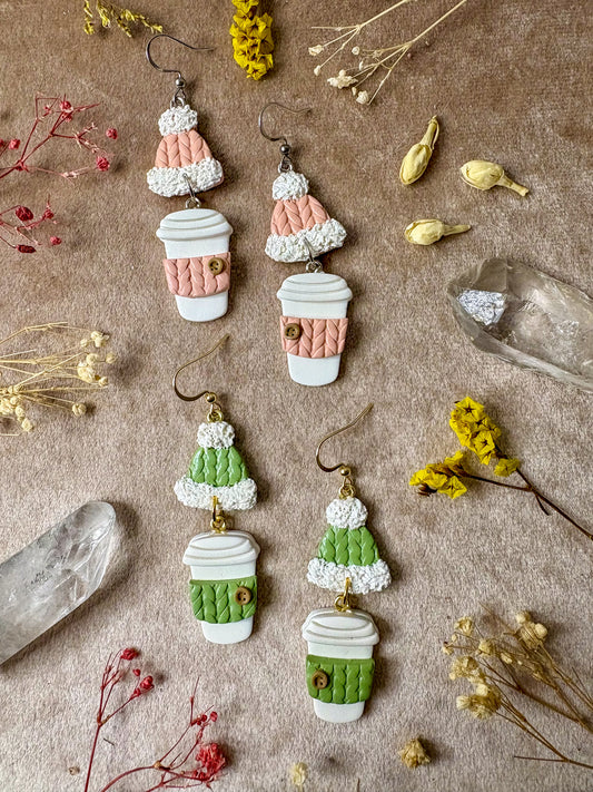 Cozy Coffee Earrings