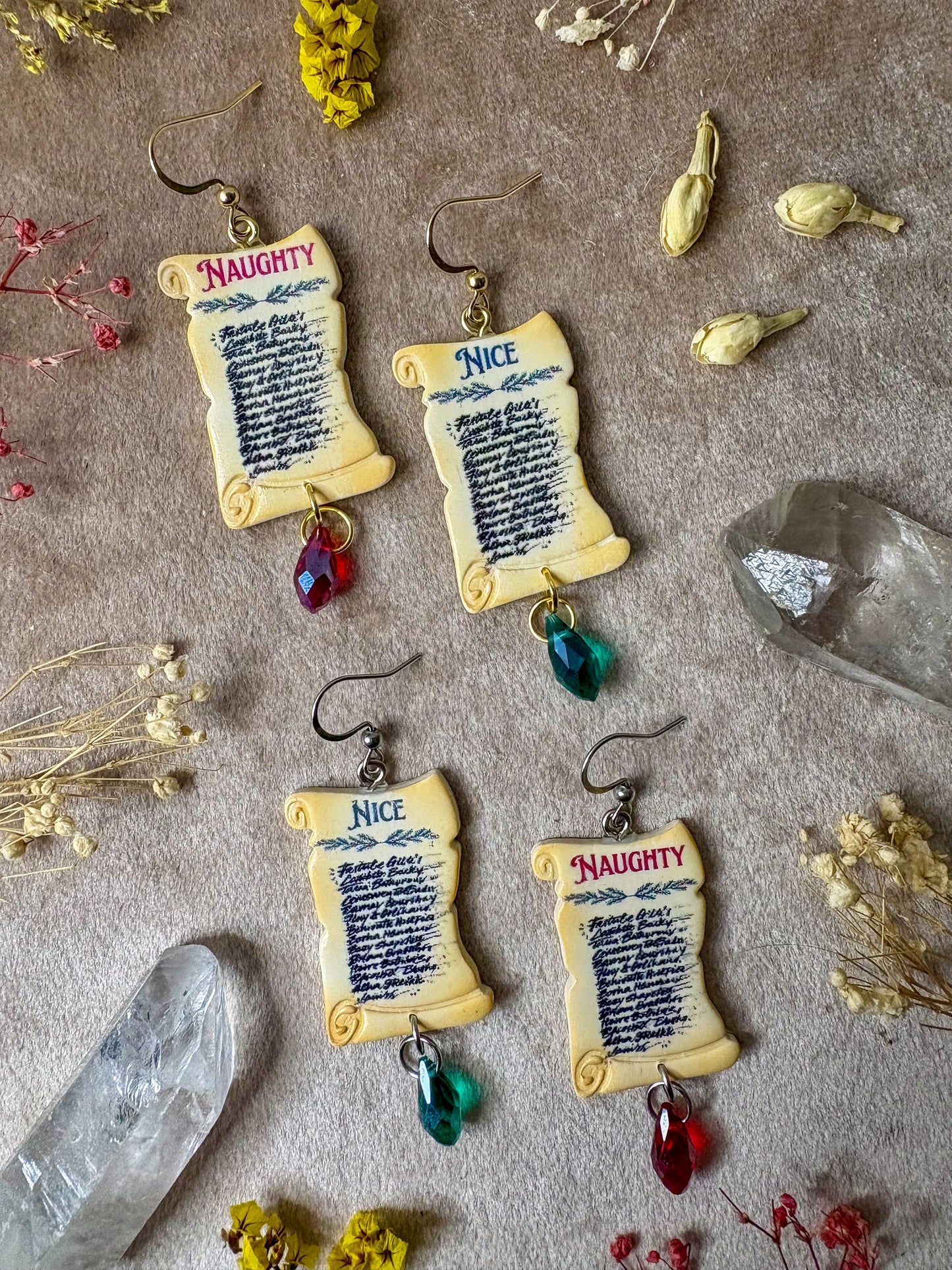 Santa's List Earrings