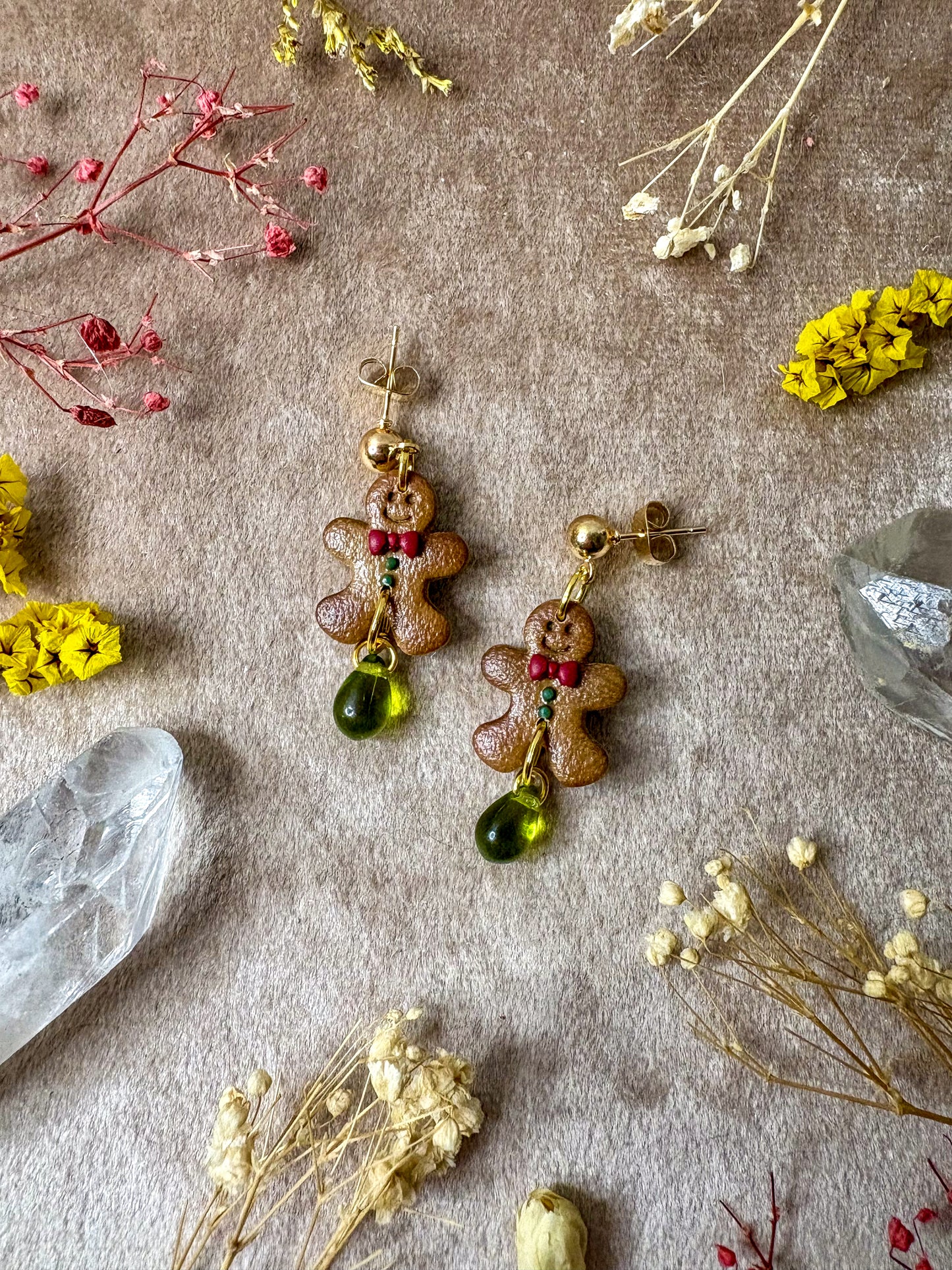 Gingerbread Man Midi Earrings