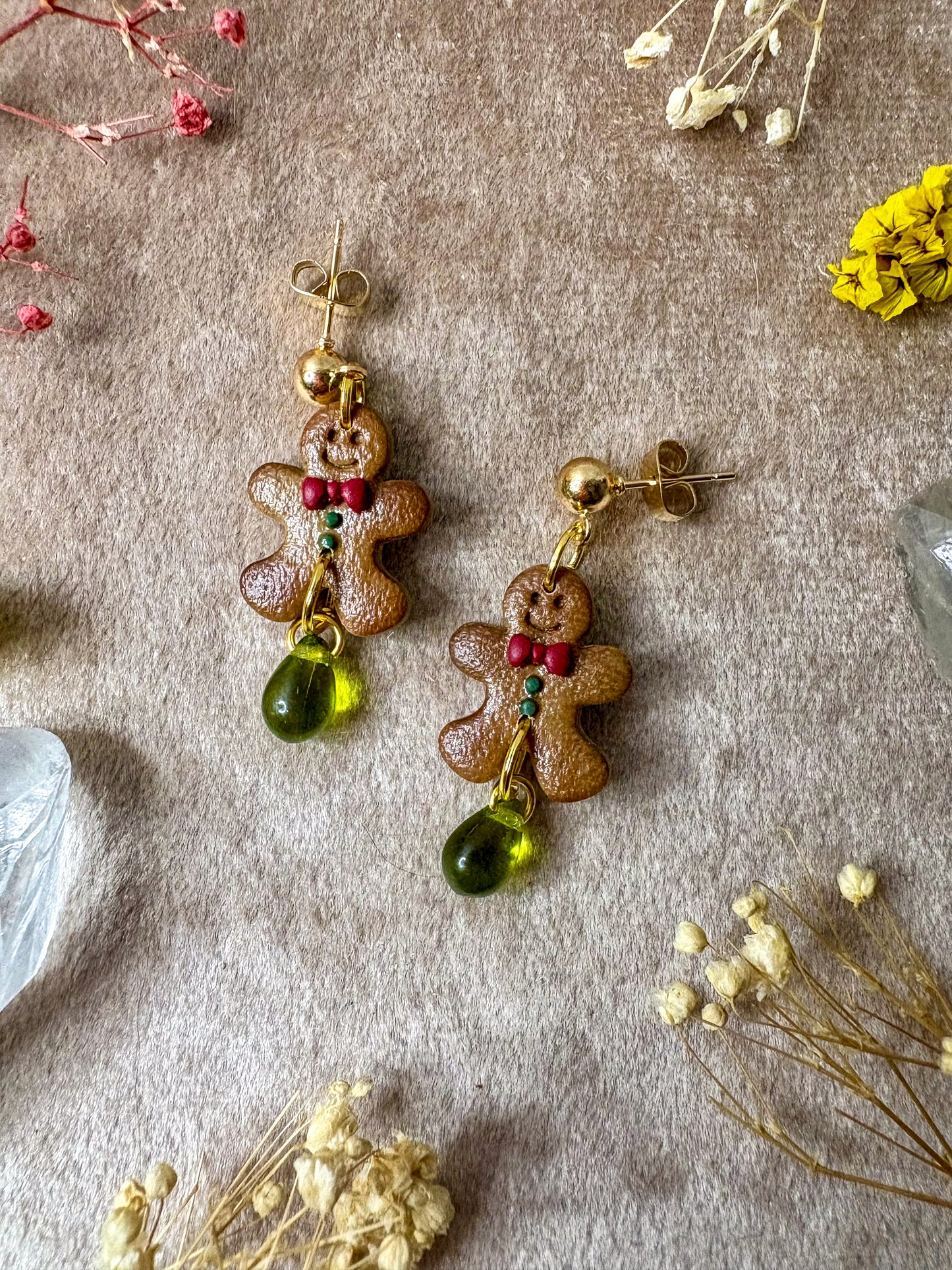 Gingerbread Man Midi Earrings