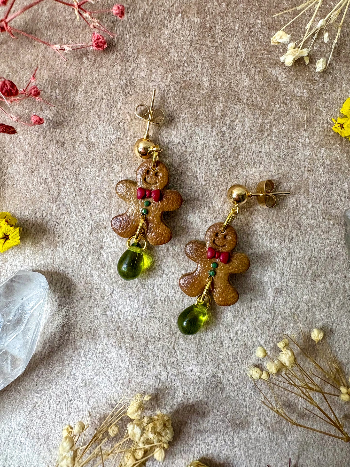 Gingerbread Man Midi Earrings