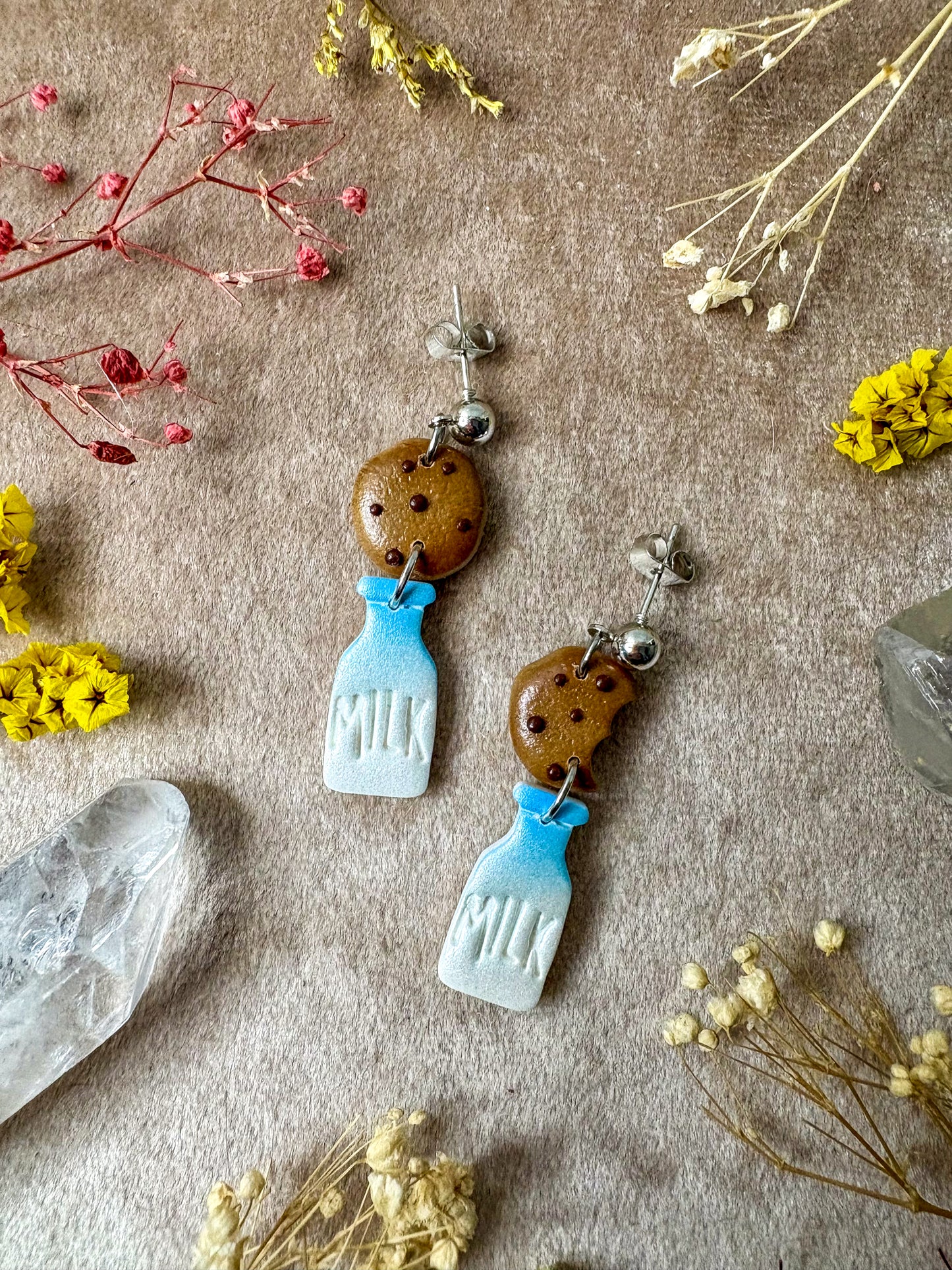 Milk and Cookies Earrings