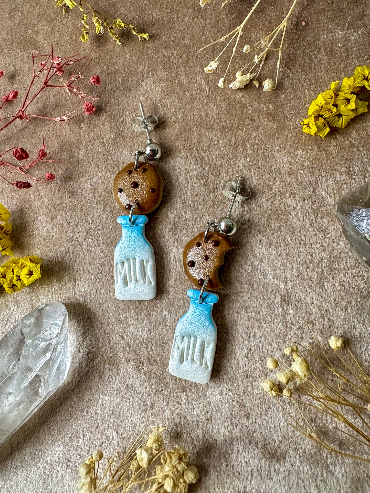 Milk and Cookies Earrings