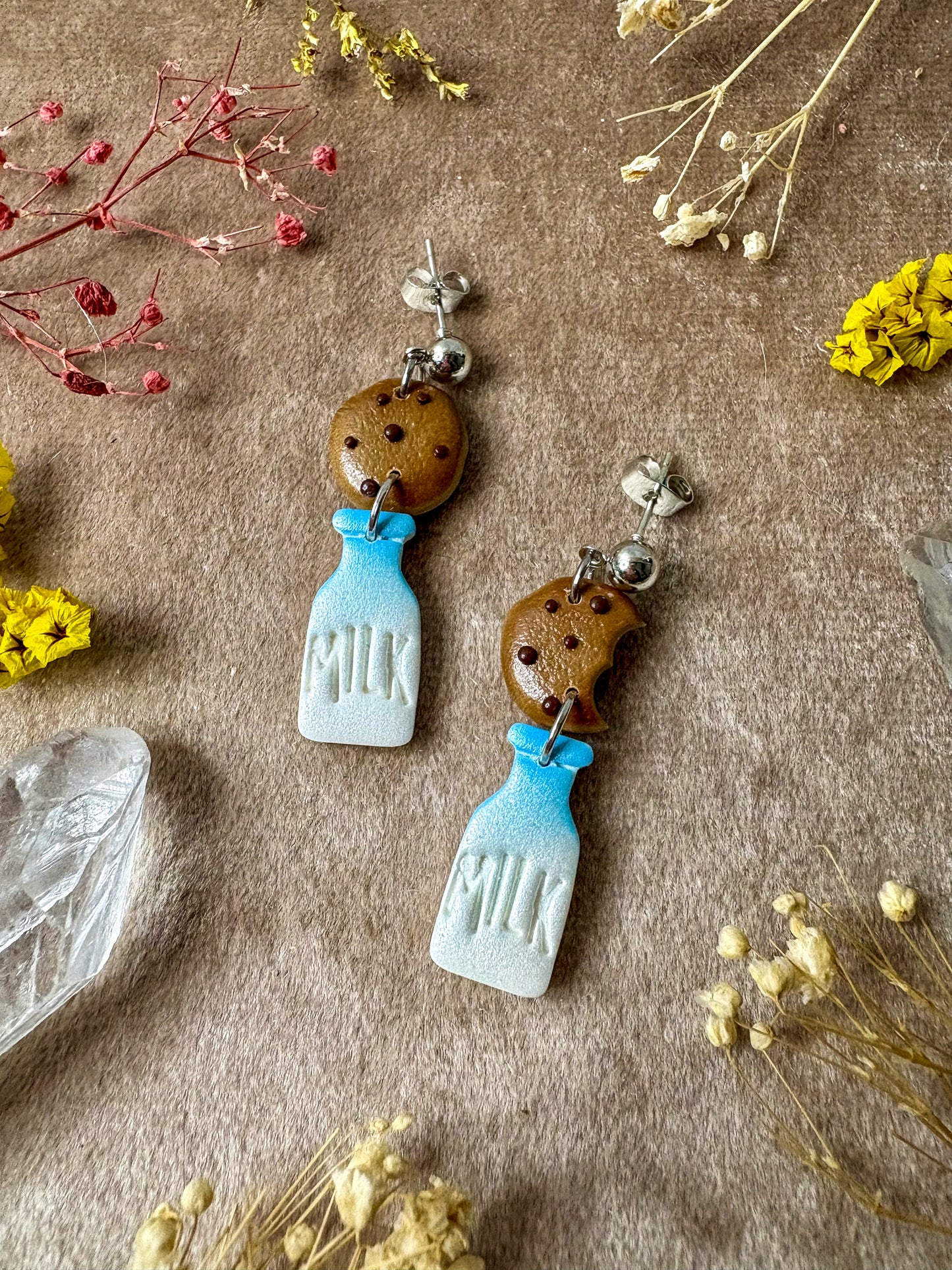 Milk and Cookies Earrings