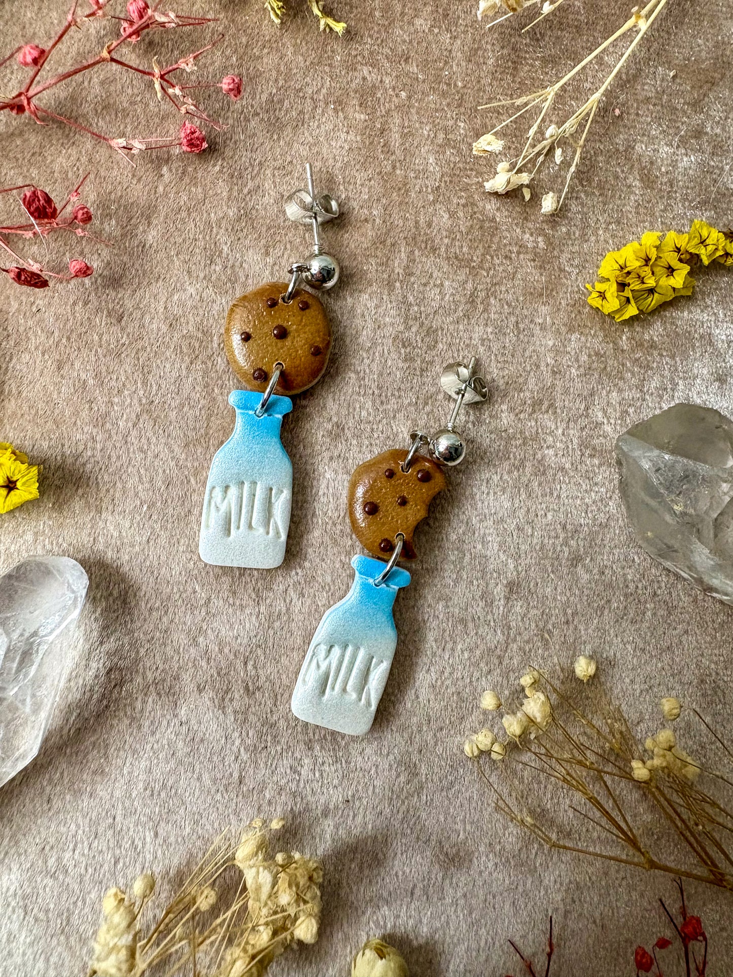 Milk and Cookies Earrings